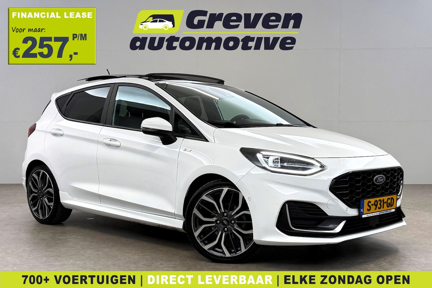 Ford Fiesta - 1.0 EcoBoost Hybrid 155PK | Pano | B&O | Camera | Adap. Cruise | Carplay | Virtual | LED - AutoWereld.nl