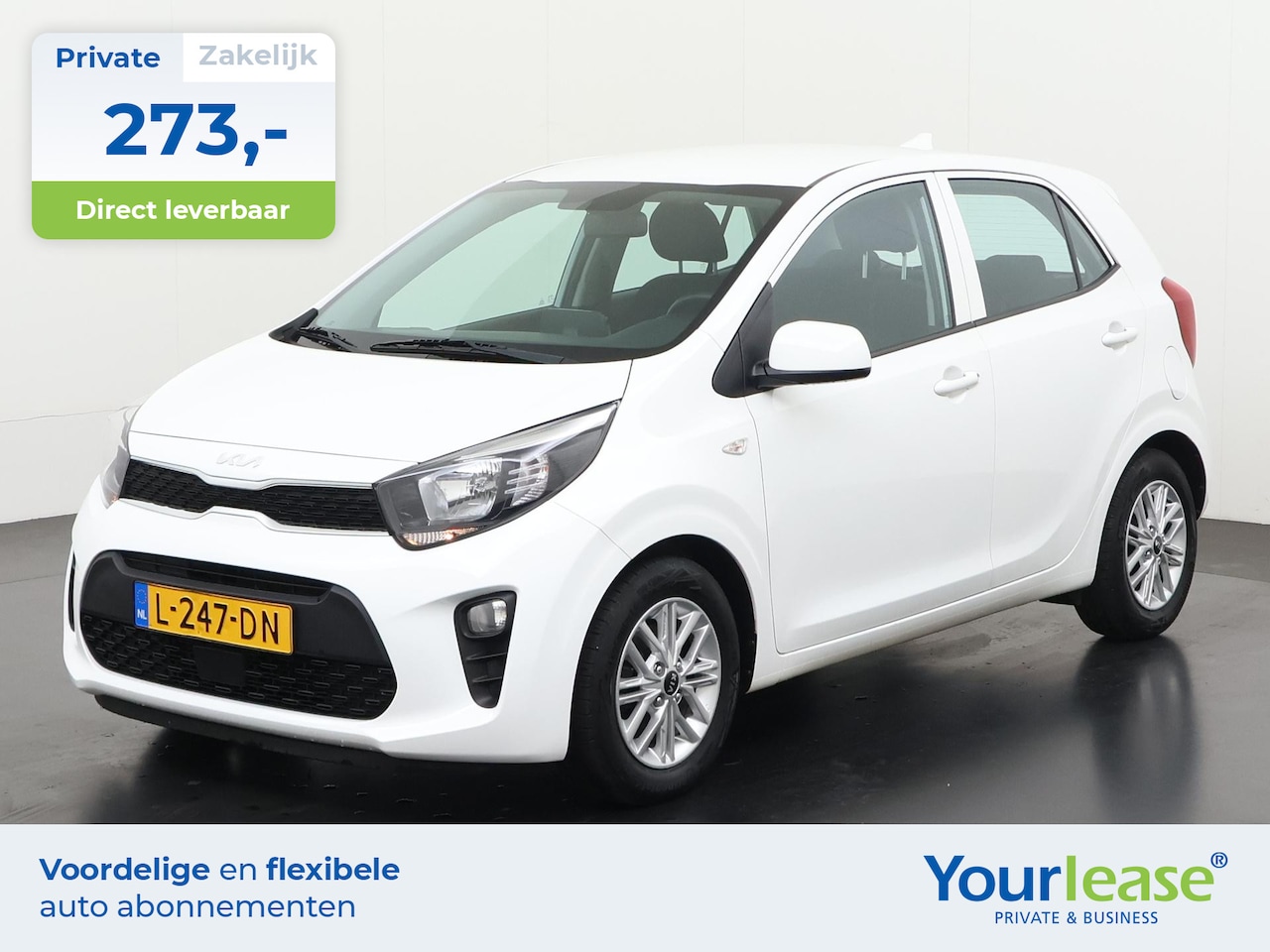 Kia Picanto - 1.0 DPi DynamicLine | All-in 273,- Private Lease | Direct uit voorraad - AutoWereld.nl
