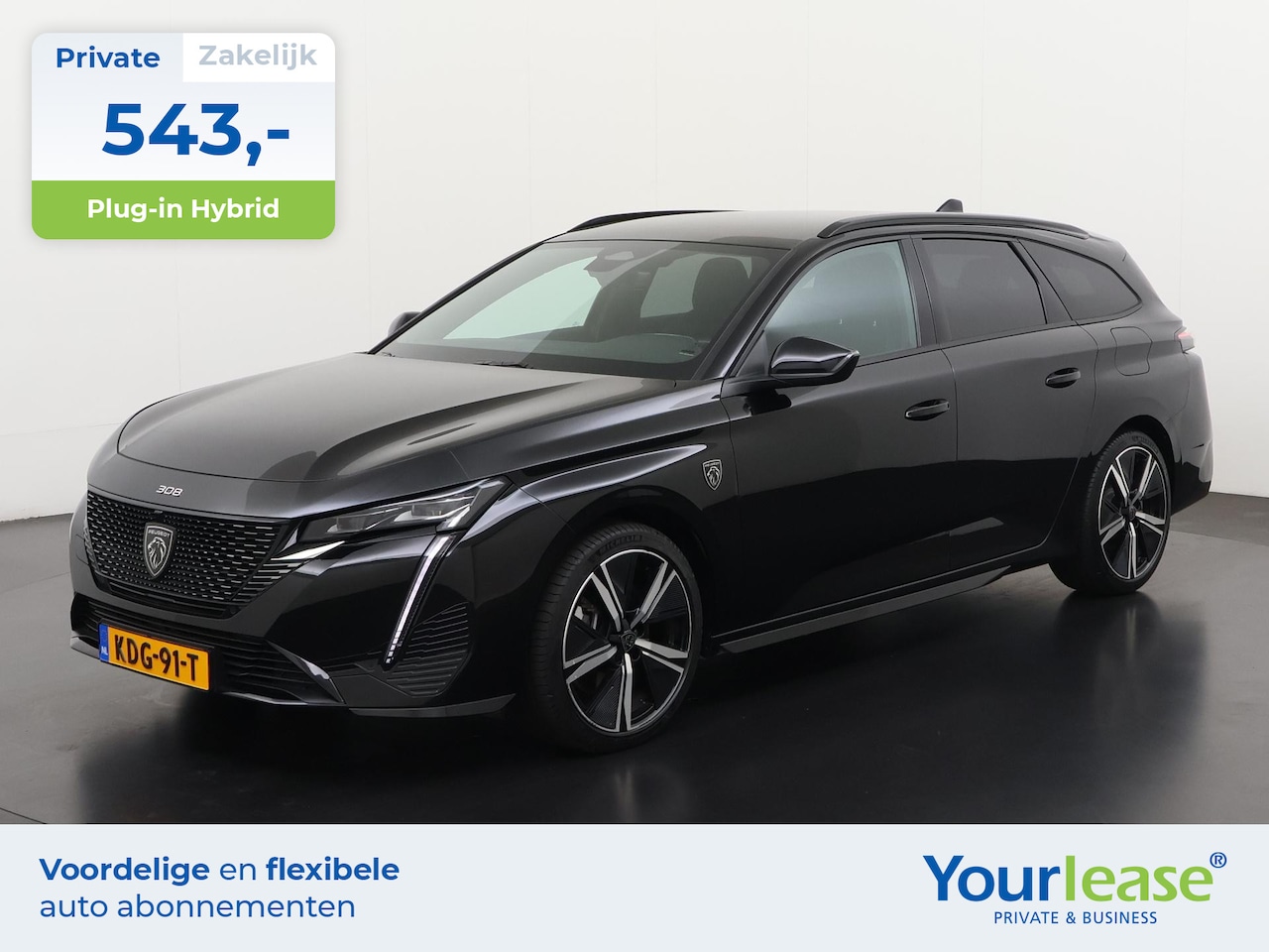 Peugeot 308 SW - 1.6 Plug-in Hybrid 225 GT | All-in 543,- Private Lease | Direct uit voorraad - AutoWereld.nl