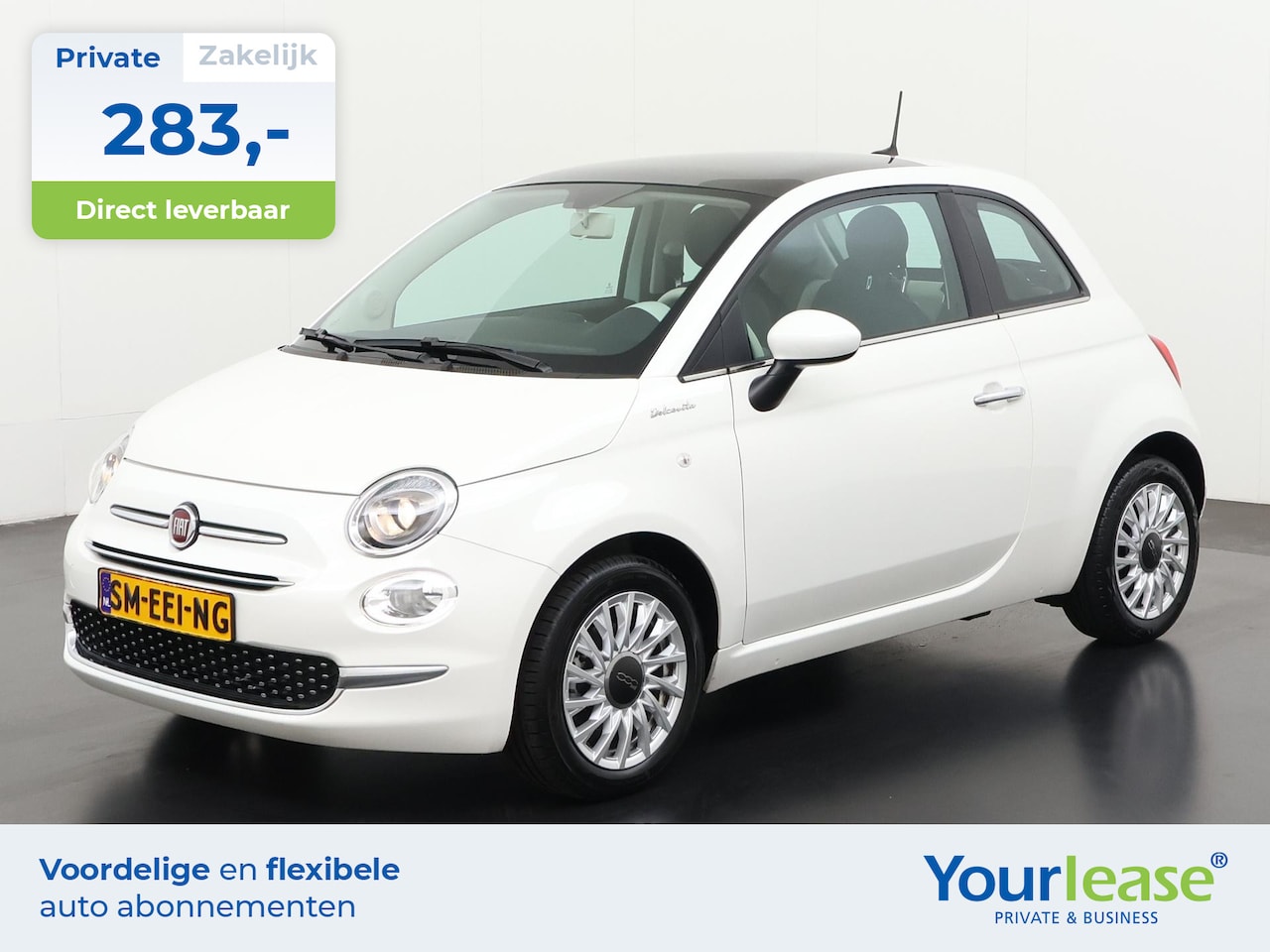 Fiat 500 - 1.0 Hybrid Dolcevita | All-in 283,- Private Lease | Direct uit voorraad - AutoWereld.nl