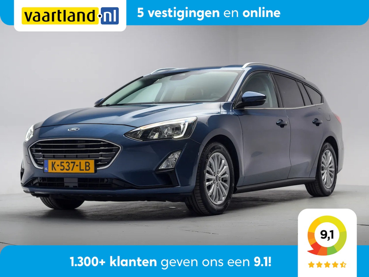 Ford Focus - 1.0 EcoBoost Titanium X Business Aut. [ Navi B&O Adapt.cruise Digi-dash ] - AutoWereld.nl