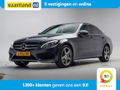 Mercedes-Benz C-klasse - 180 AMG Line Aut. [ LED Camera Leder Navi Stoelverwarming ]