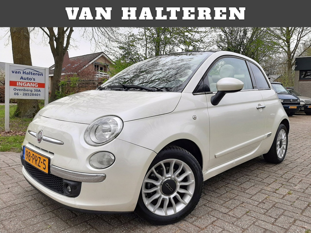 Fiat 500 C - 0.9 TwinAir Cabrio Airco Nieuwe APK Sportvelgen - AutoWereld.nl