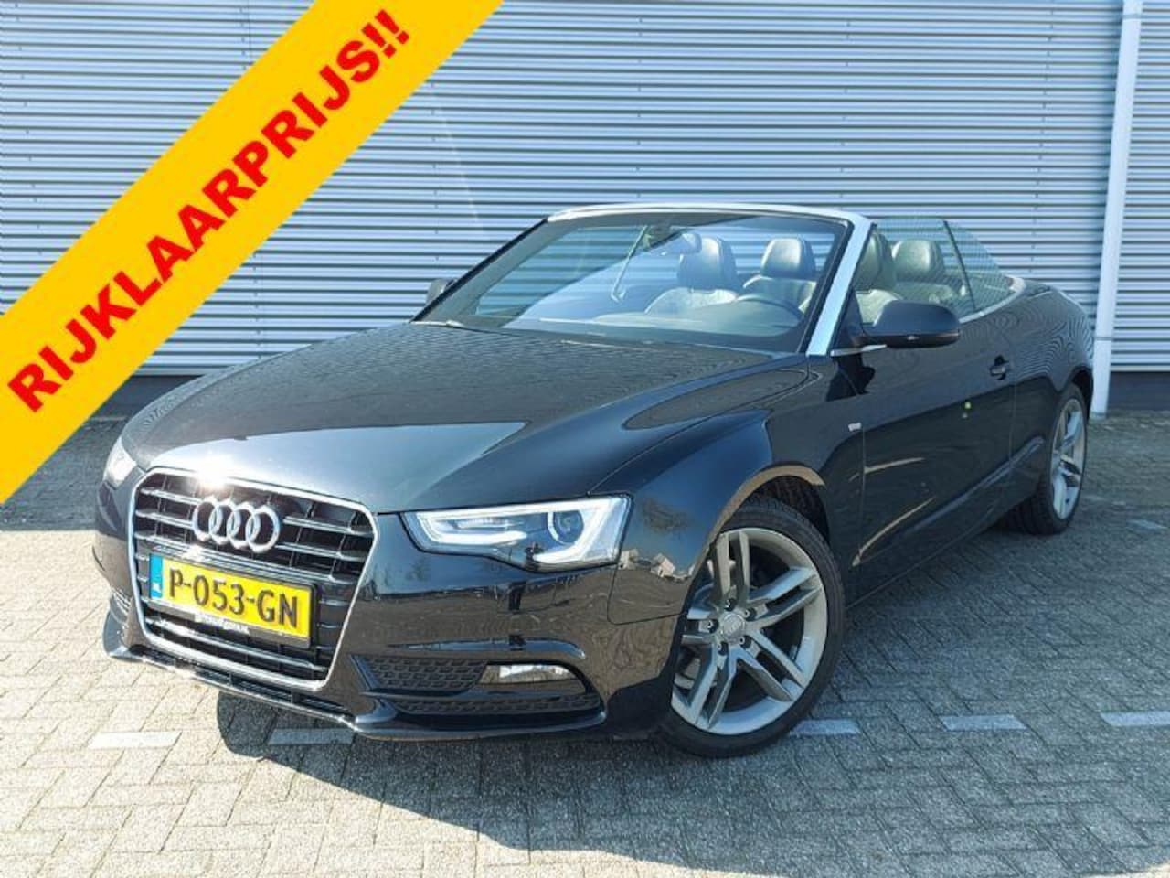 Audi A5 Cabriolet - 1.8 TFSI Pro Line S-line Automaat, Navigatie, stoelverwarming,parkeersensoren,xenon verlic - AutoWereld.nl