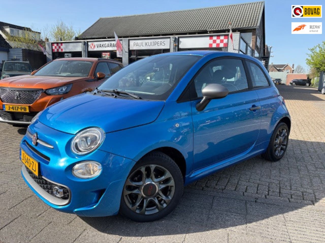 Fiat 500 - 1.0 Hybrid *LM velg + S-sportkit + clima + Apple/AndroidCarPlay** - AutoWereld.nl