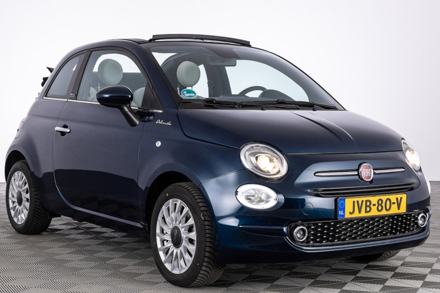 Fiat 500 C - 1.0 Hybrid Dolcevita | Half LEDER | AIRCO | VELGEN | Mistlampen . - AutoWereld.nl