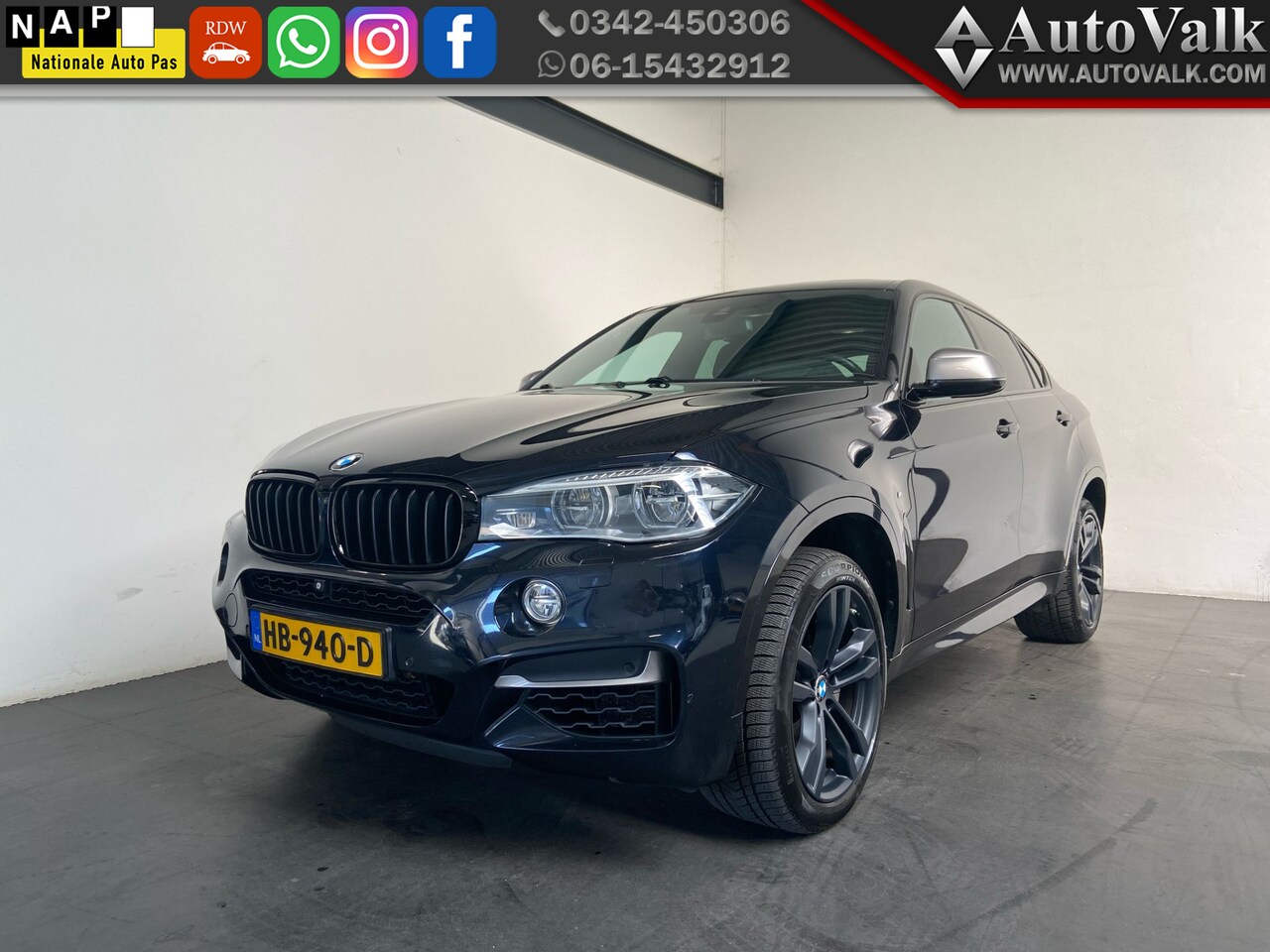 BMW X6 - M50d. Pano. 360 Cam. Trekhaak. Leder! - AutoWereld.nl