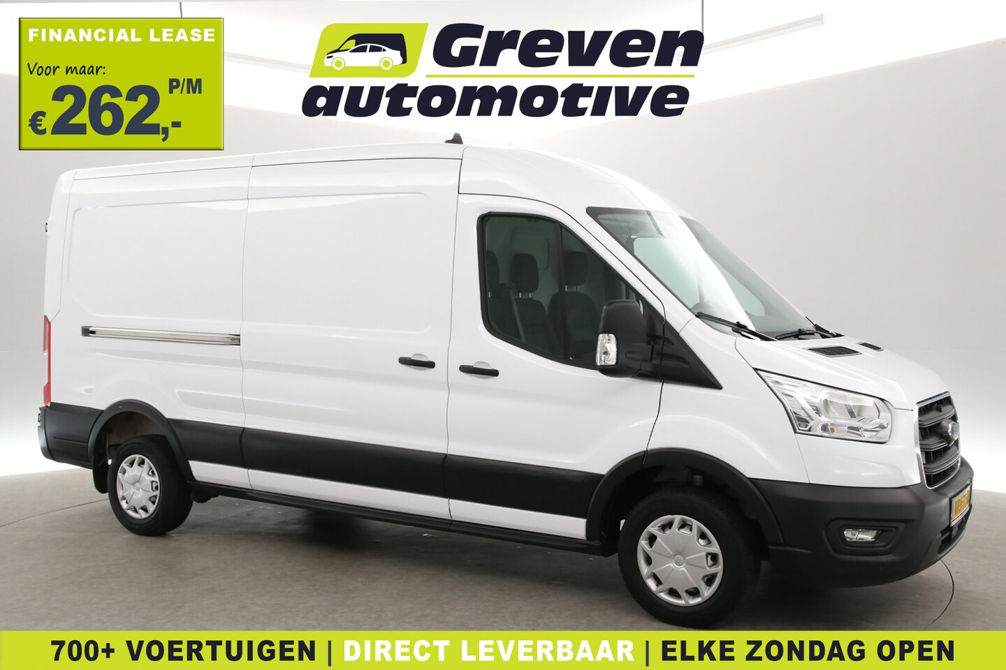 Ford Transit - 2.0 TDCI L3H2 | Airco | Cruise | 3 Zits | 2xSchuifdeur | Parkeersens. - AutoWereld.nl