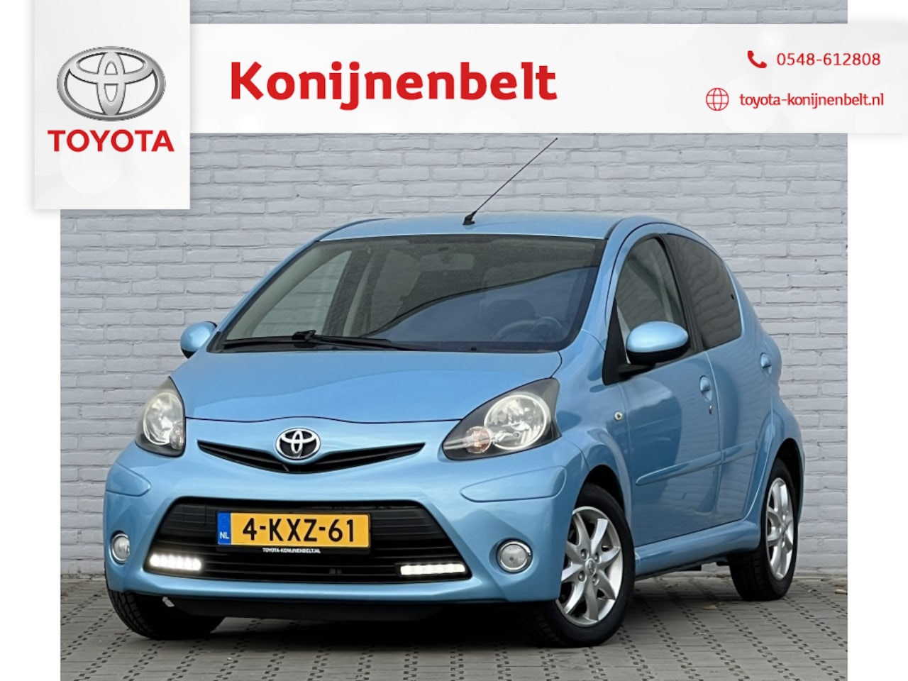 Toyota Aygo - 1.0 VVT-i Dynamic Blue 5-deurs | Airco | Bluetooth | NL auto - AutoWereld.nl