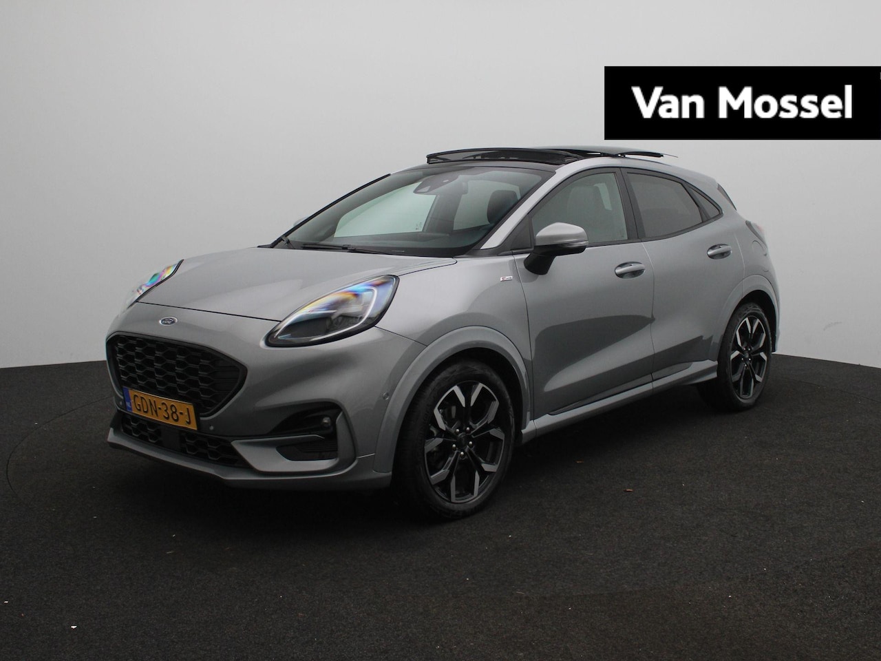 Ford Puma - 1.0 EcoBoost Hybrid ST-Line X Panoramadak | Schuifdak | Adaptive cruise | Stoel/stuurverwa - AutoWereld.nl