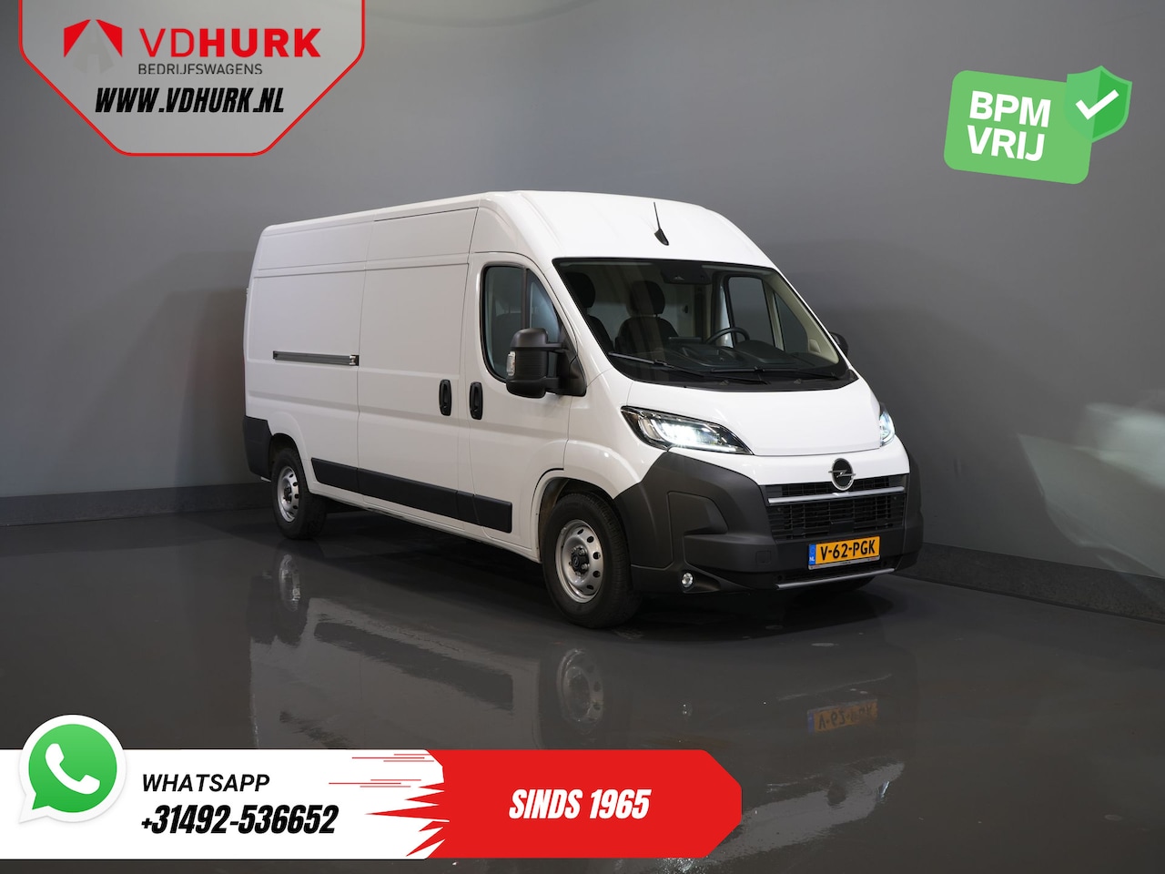 Opel Movano - 2.2 140 pk L3H2 LED/ Virtual Cockpit/ 3.0t Trekverm./ 270Gr.Deuren/ Carplay/ Climate/ Navi - AutoWereld.nl