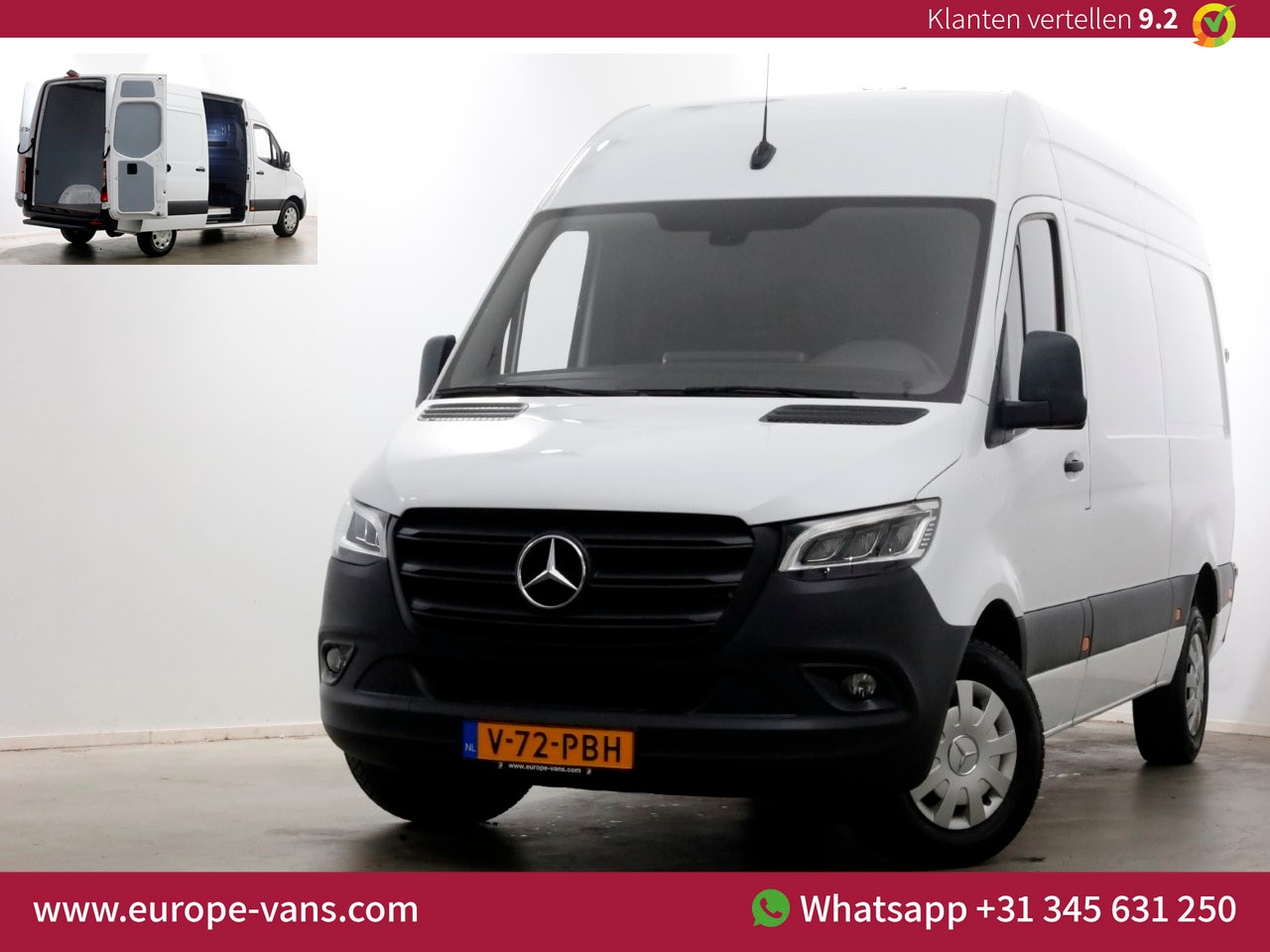 Mercedes-Benz Sprinter - 317 CDI 170pk RWD 9G Automaat L2H2 LED/Airco/Camera 01-2023 - AutoWereld.nl