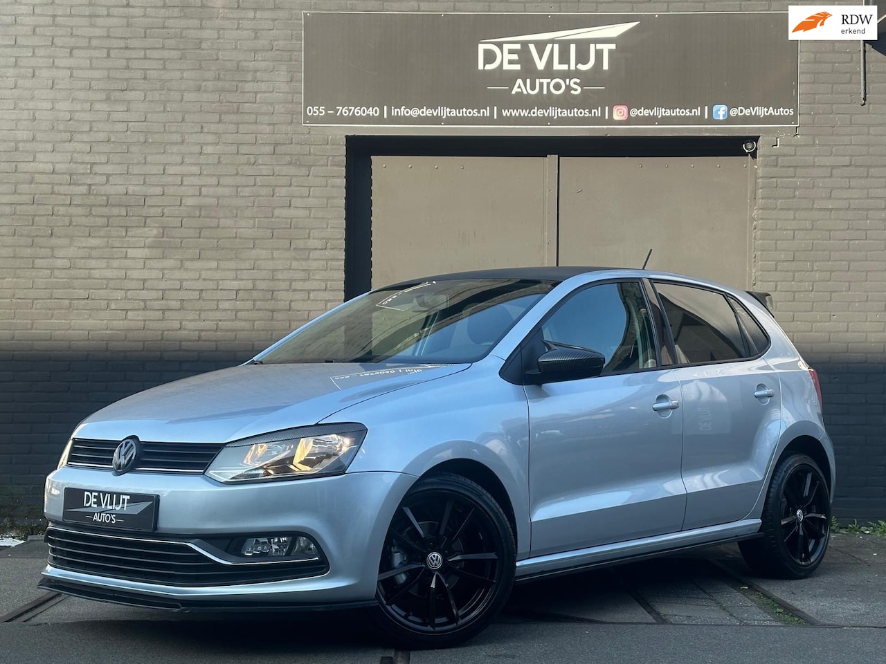 Volkswagen Polo - 1.2 TSI | Airco | Cruise Control | Elek Ramen | Multimedia | Carbon Pakket | 17 inch | NAP - AutoWereld.nl