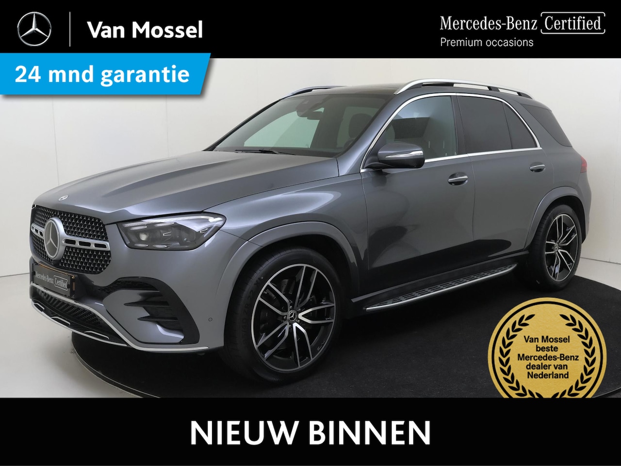 Mercedes-Benz GLE-Klasse - 450 4MATIC AMG Line / Panoramadak/ AIRMATIC/ 22 inch Stoelverwarming V+A/ Standkachel/ Bur - AutoWereld.nl