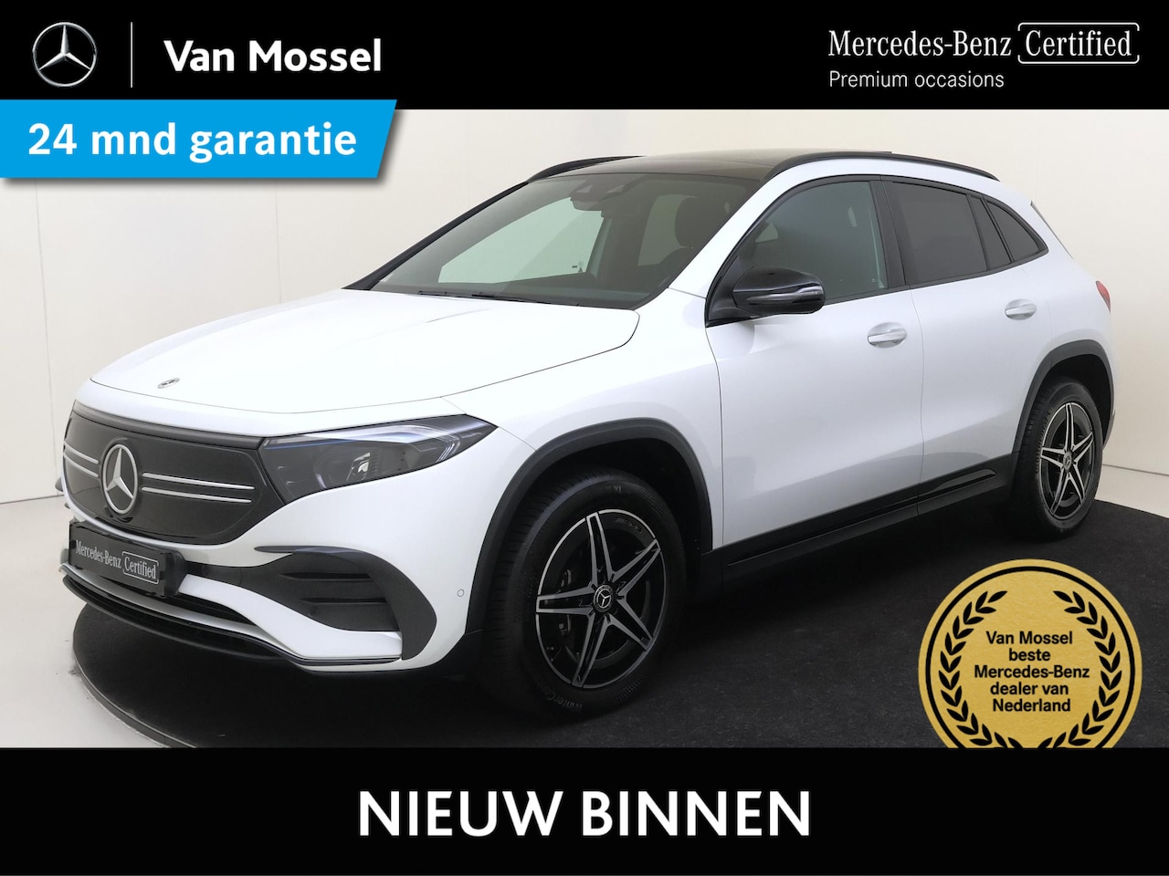 Mercedes-Benz EQA - 250 AMG Line 67 kWh / Panoramadak/ Night/ Sfeerverlichting - AutoWereld.nl