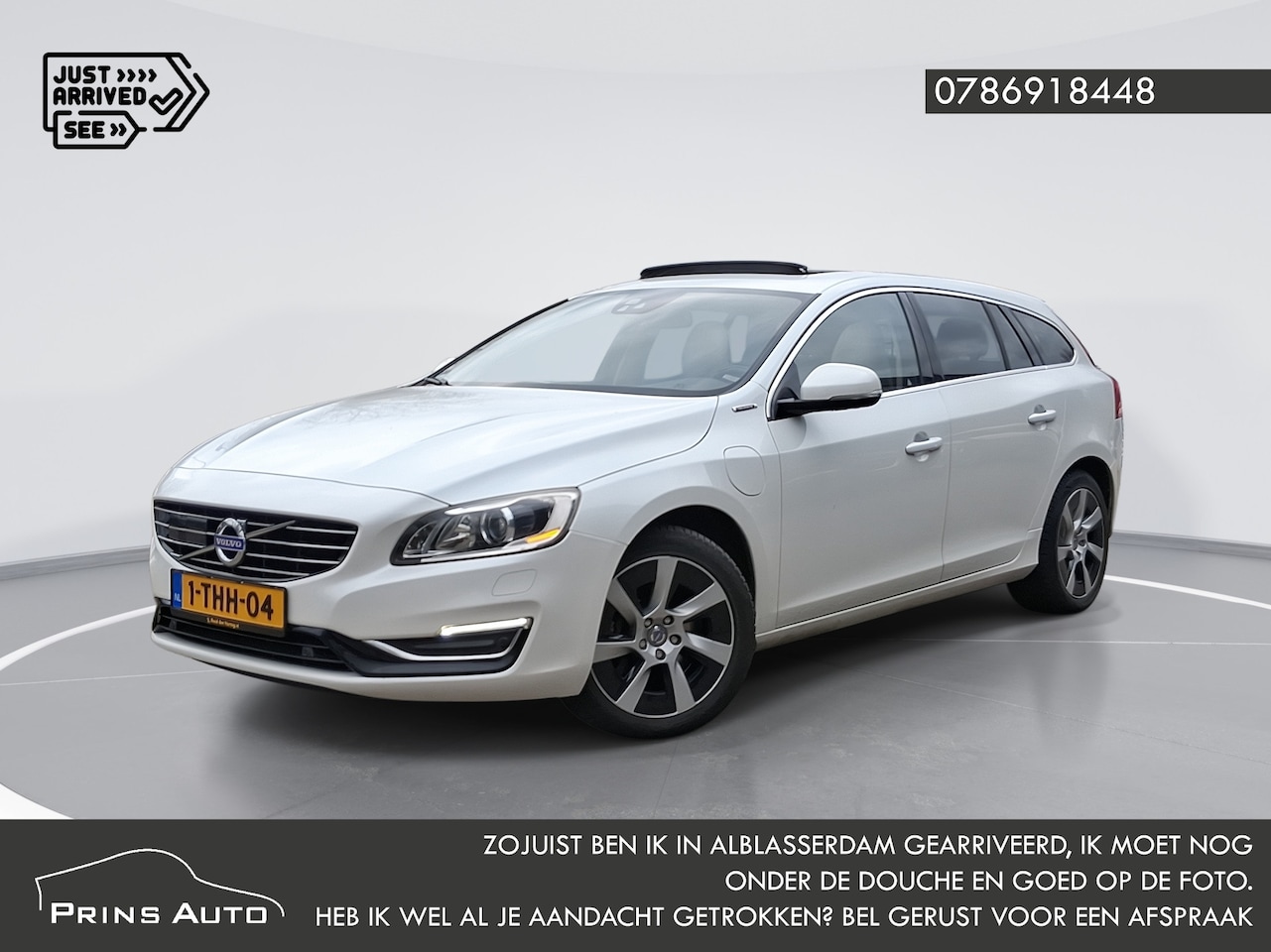 Volvo V60 - 2.4 D6 AWD Plug-In Hybrid Summum |SCHUIFDAK|NW HV ACCU + AIRCOPOMP| 18613 / 4857 - AutoWereld.nl