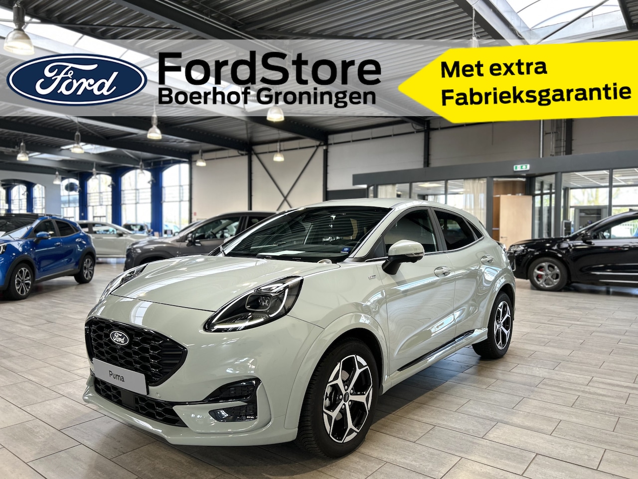 Ford Puma - EcoBoost Hybrid 155 pk ST-Line | Winter Pack | Adapt. cruise | 360° Camera | B&O | All-sea - AutoWereld.nl