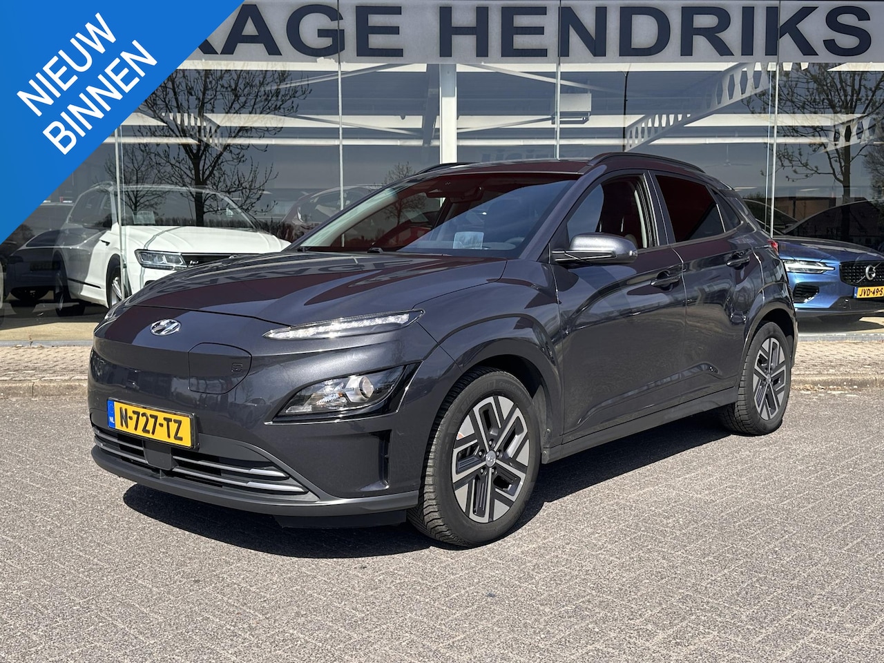 Hyundai Kona Electric - EV Fashion 64 kWh | SOH: 96,3%| Facelift | 3 Fase | Warmtepomp | Navi | HUD | Adaptive CC - AutoWereld.nl