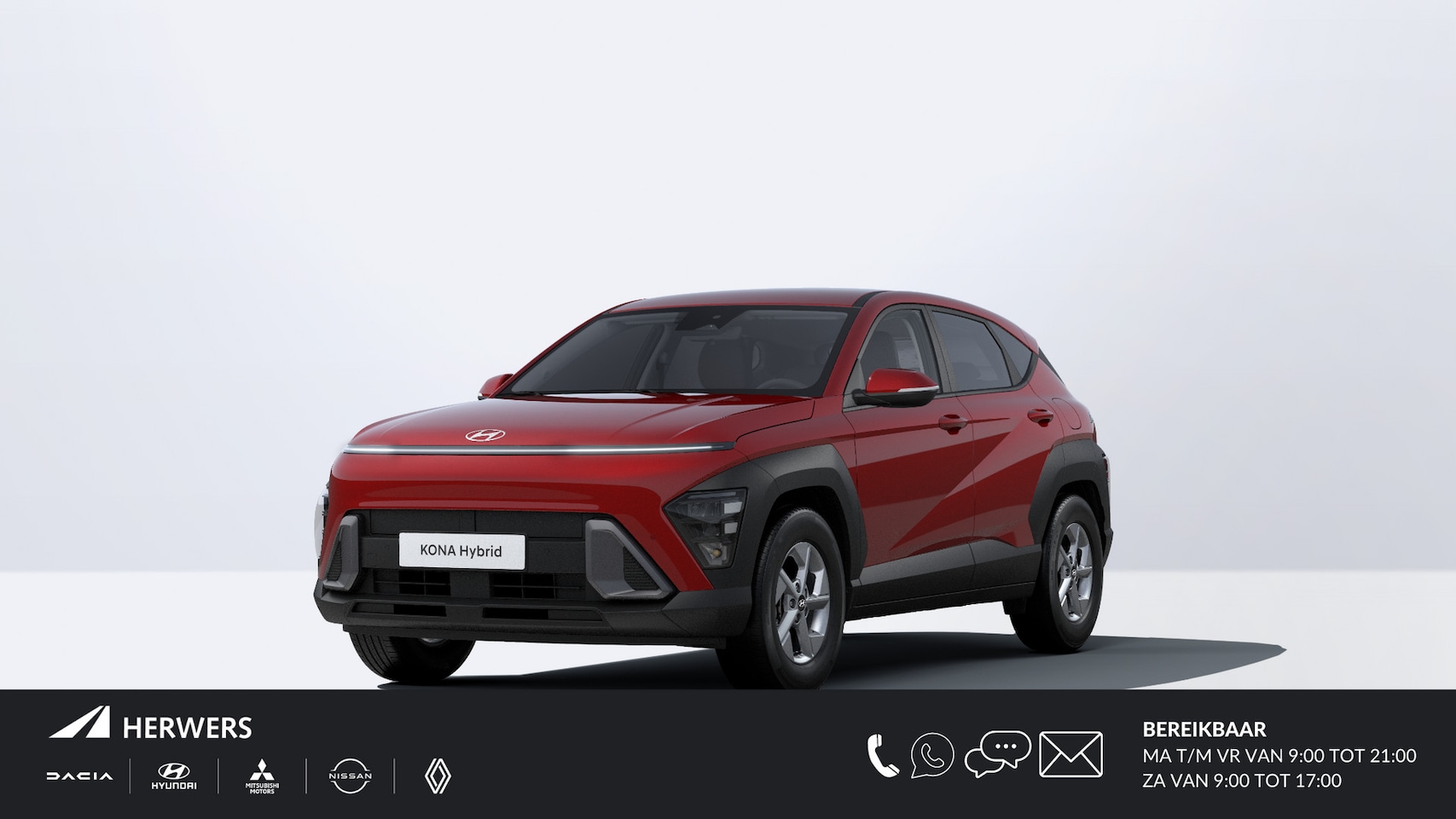 Hyundai Kona - 1.6 GDI HEV E-Motion / Private Lease Aktie v.a. € 399.- per maand / - AutoWereld.nl