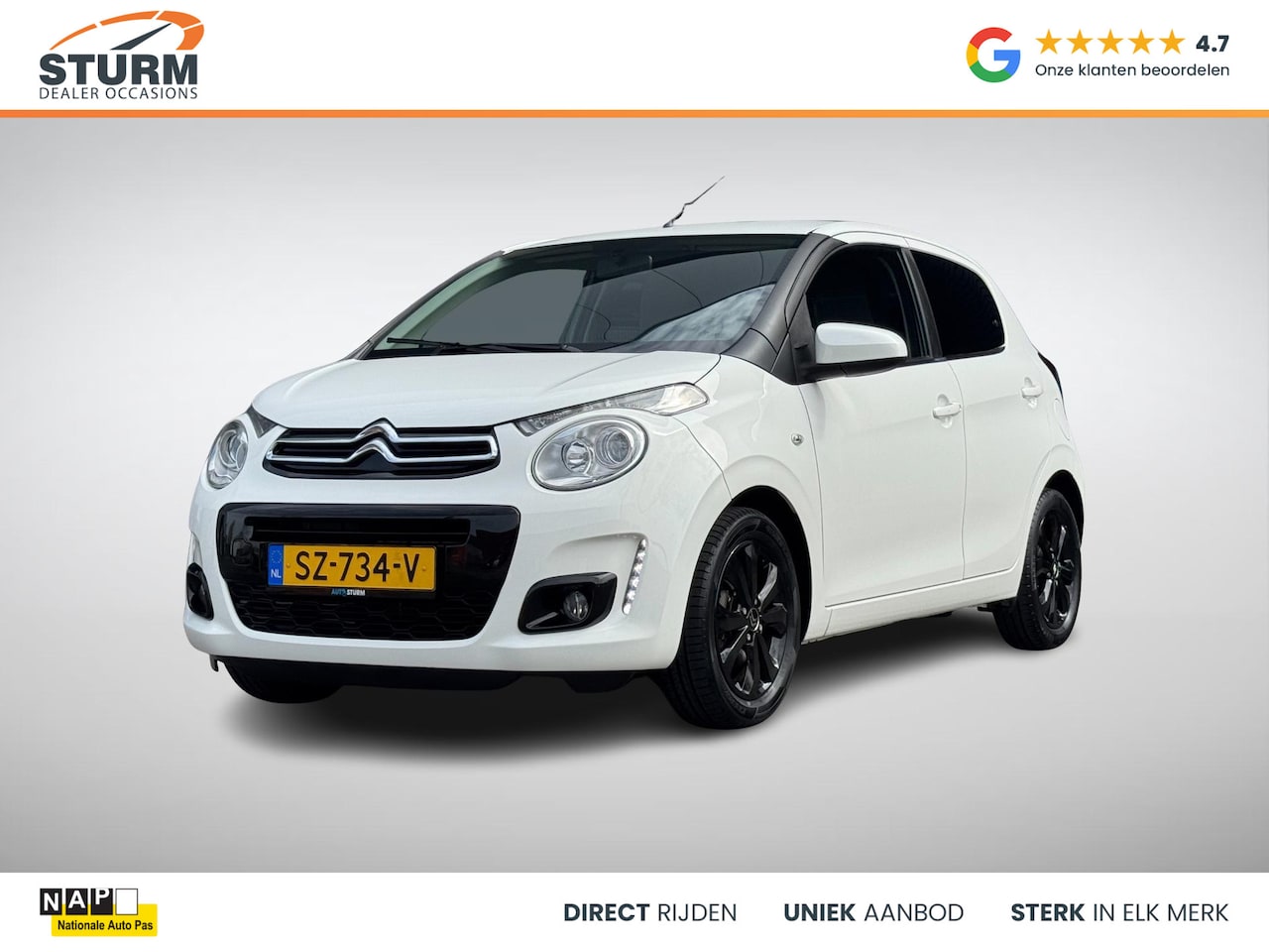 Citroën C1 - 1.0 e-VTi Shine Navigatie + Park. Sensor, NL-Auto! - AutoWereld.nl