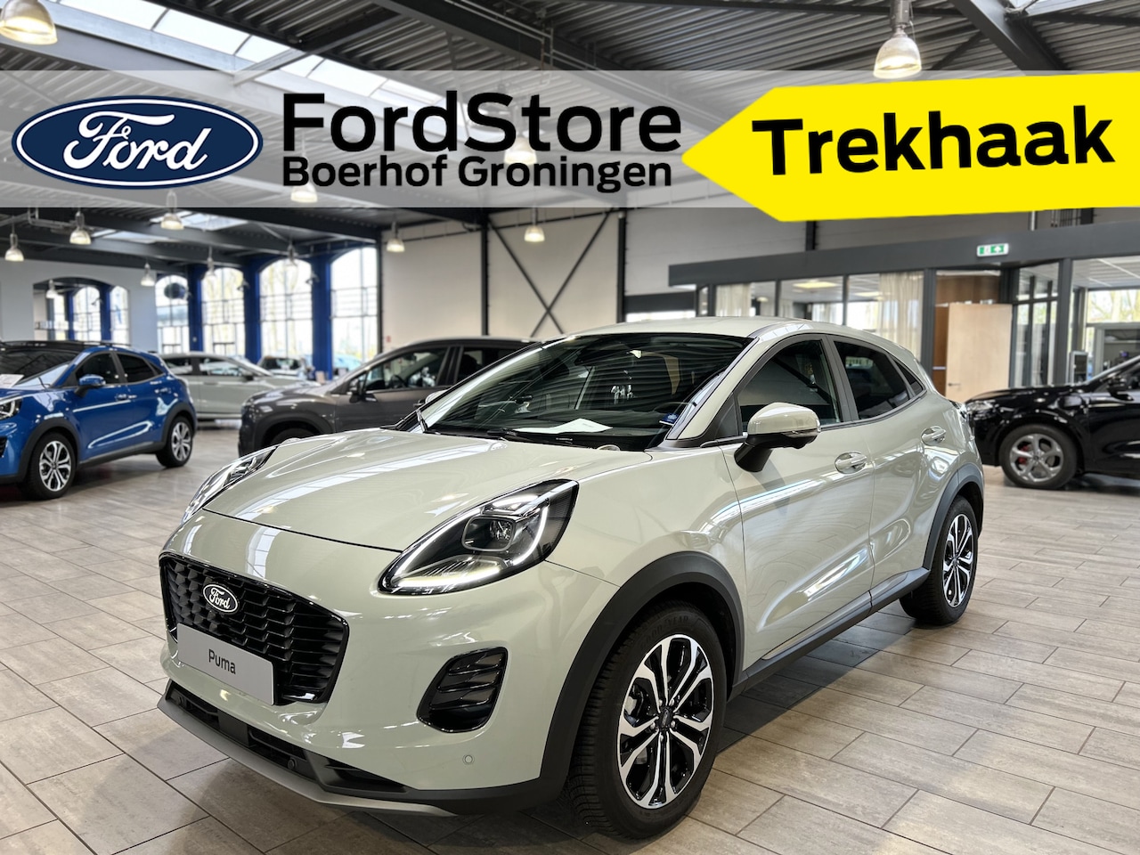 Ford Puma - EcoBoost Hybrid 125pk Titanium | Trekhaak | Winterpack | Adapt. Cruise | Dodehoek detectie - AutoWereld.nl