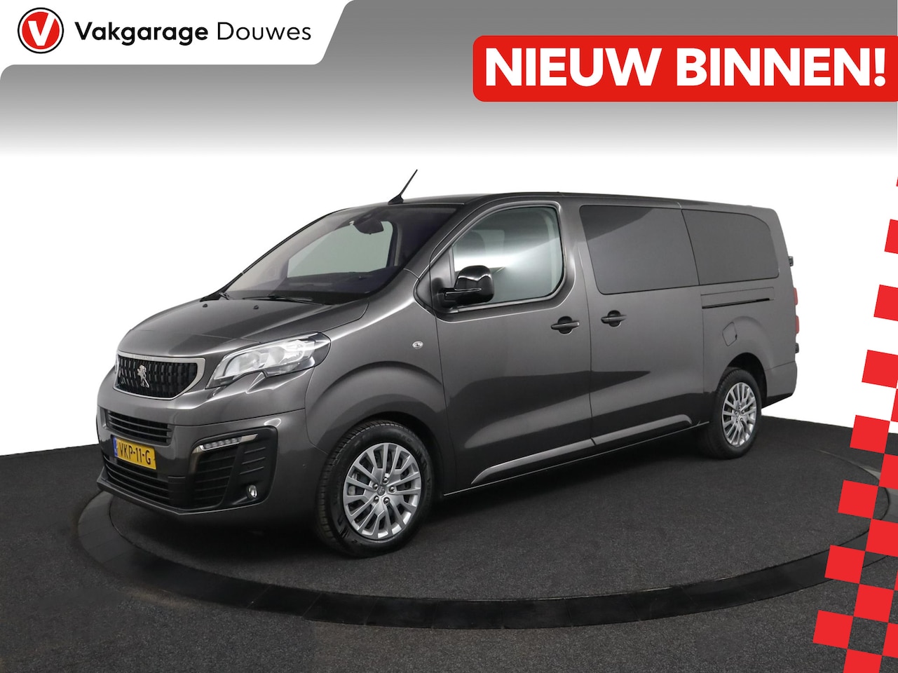 Peugeot Expert - 2.0 BlueHDI 180 Long Asphalt DC | NAP | Automaat | Dubbele Cabine | 6zits | Schuifdeur lin - AutoWereld.nl