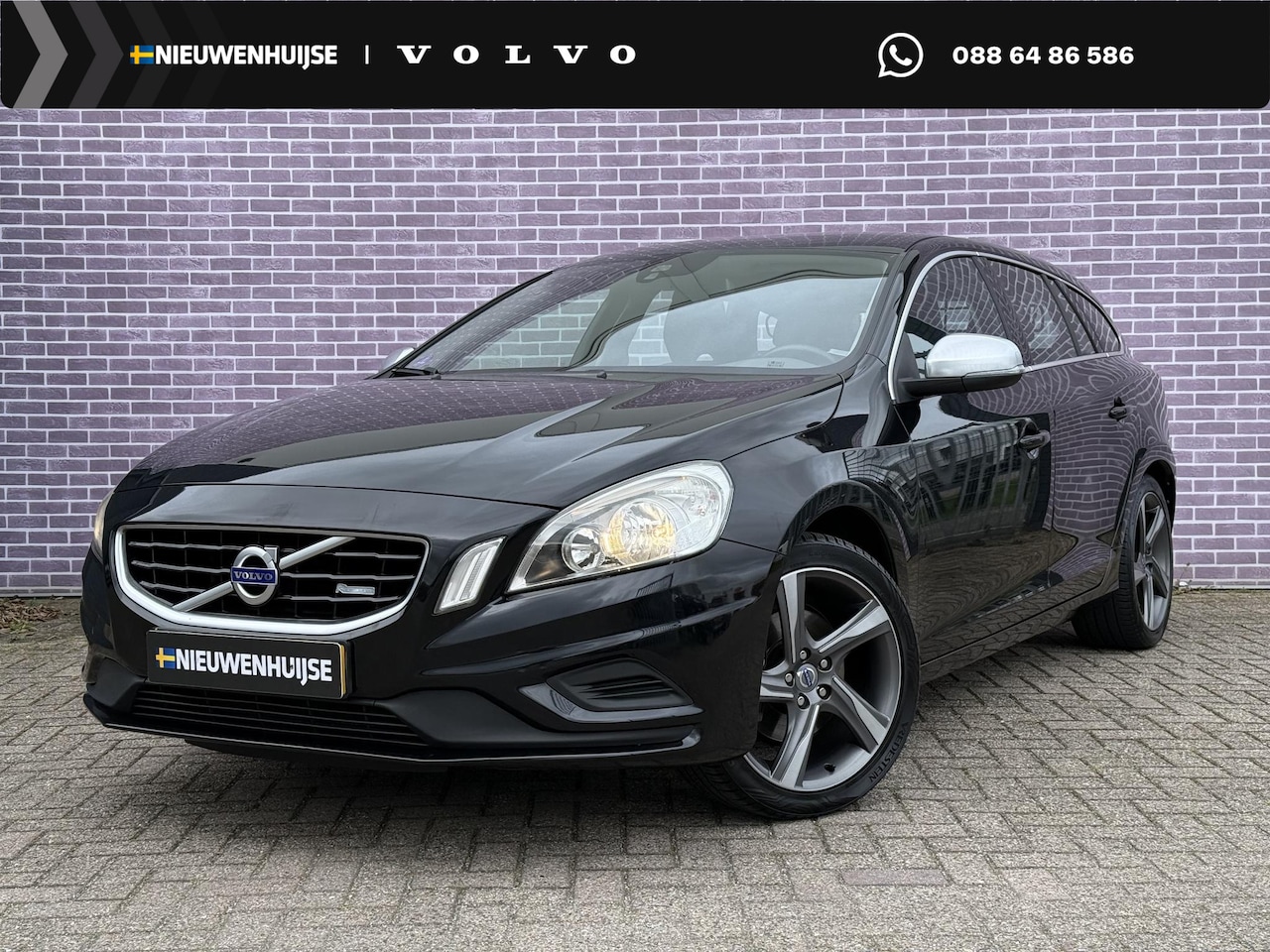 Volvo V60 - 1.6 T3 R-Design | Trekhaak | Dealeronderhouden | High Performance Audio | Climate | All-Se - AutoWereld.nl