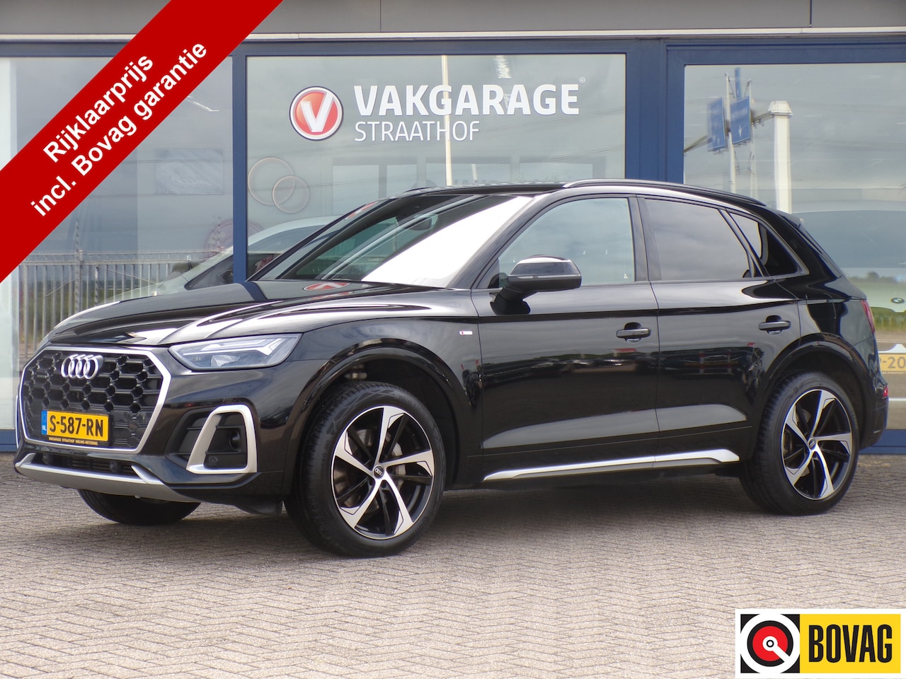 Audi Q5 - 55 TFSI e S edition Competition 55 TFSI e S edition Competition, Trekhaak / Luchtvering / Full LED / Sensoren + Camera / C - AutoWereld.nl
