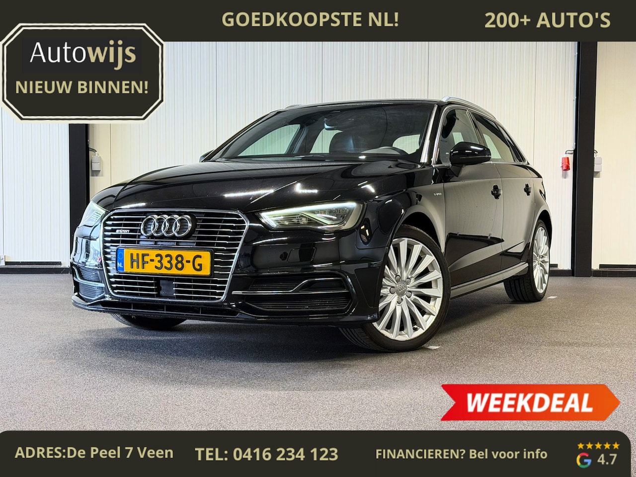 Audi A3 Sportback - 1.4 e-tron PHEV Ambition Pro Line plus|S-LINE|B&O|KEYLESS|LED - AutoWereld.nl