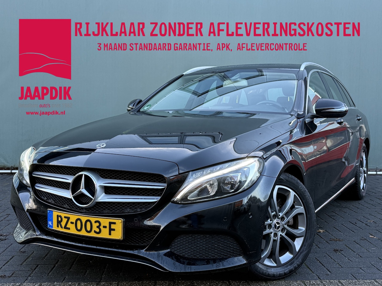 Mercedes-Benz C-klasse Estate - BWJ 2018 200 CDI 220 PK Business AUTOMAAT | FULL LED | STOELVERW. | HALF LEDER | CAMERA | - AutoWereld.nl