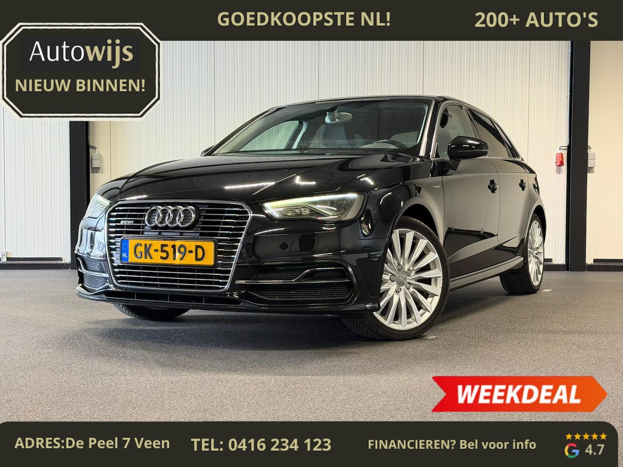 Audi A3 Sportback - 1.4 e-tron PHEV Ambition Pro Line plus|NL AUTO|PDC|CLIMA| - AutoWereld.nl