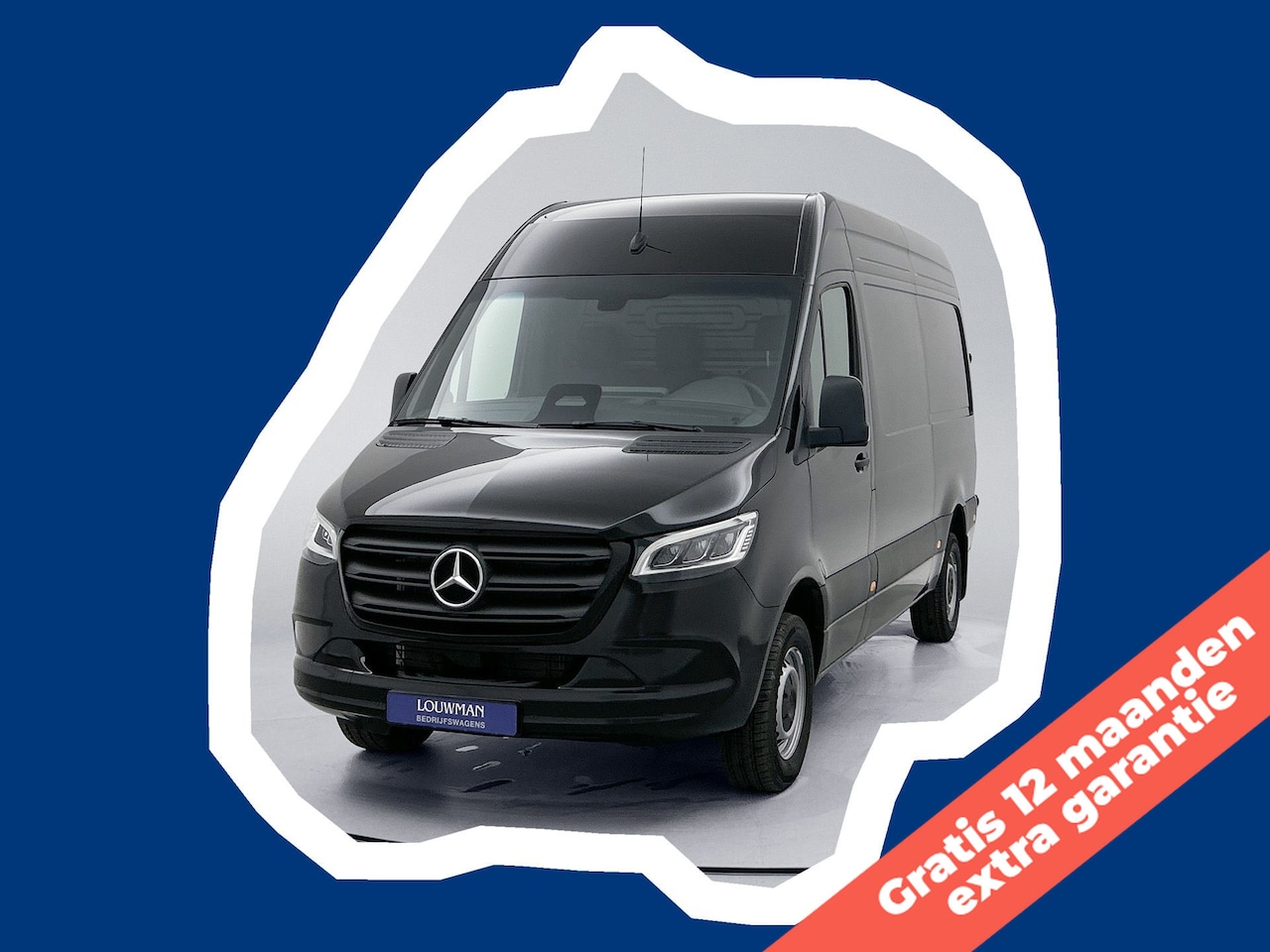 Mercedes-Benz Sprinter - 317 1.9 CDI L2H2 PRO LED Gratis 12 maanden Extra Garantie BPM-vrij Navigatie Achteruitrijc - AutoWereld.nl