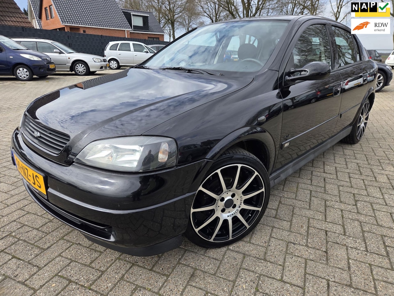 Opel Astra - 1.6 Njoy 5Drs 2004. Airco/Cruise/lichtmetaal etc.. APK 04-2027 - AutoWereld.nl