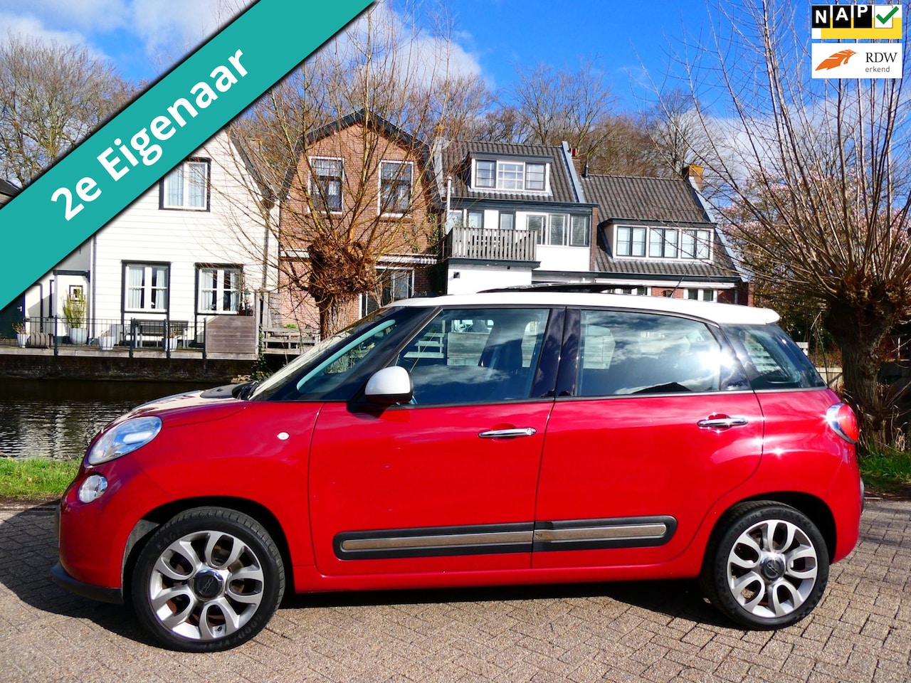 Fiat 500 L - 0.9 TwinAir Lounge 105pk 2e eig. Clima Cruise Panorama Trekhaak - AutoWereld.nl