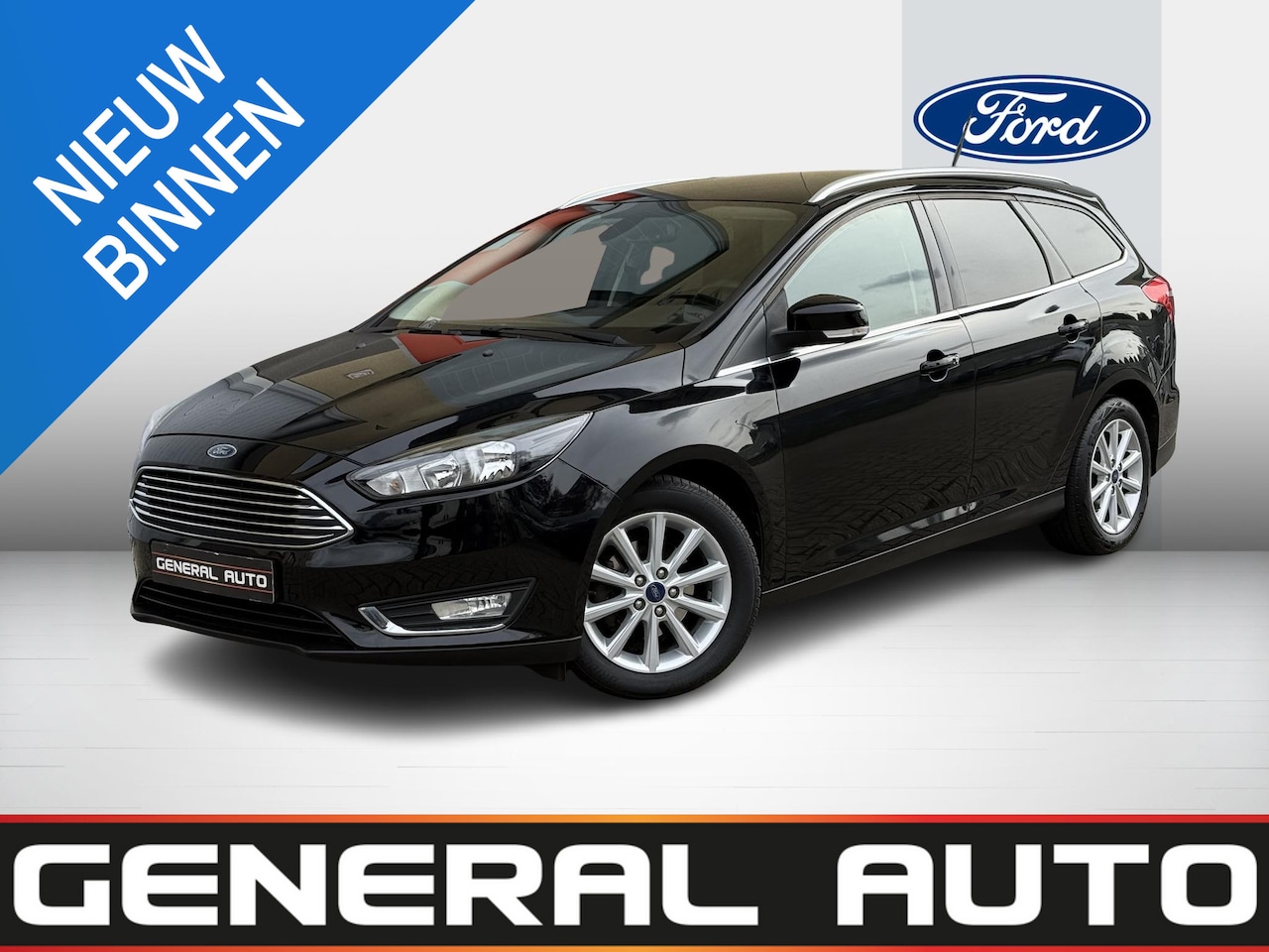Ford Focus Wagon - 1.0 Titanium 1.0 Titanium, Navi, Trekhaak, NEW Distributieriem - AutoWereld.nl