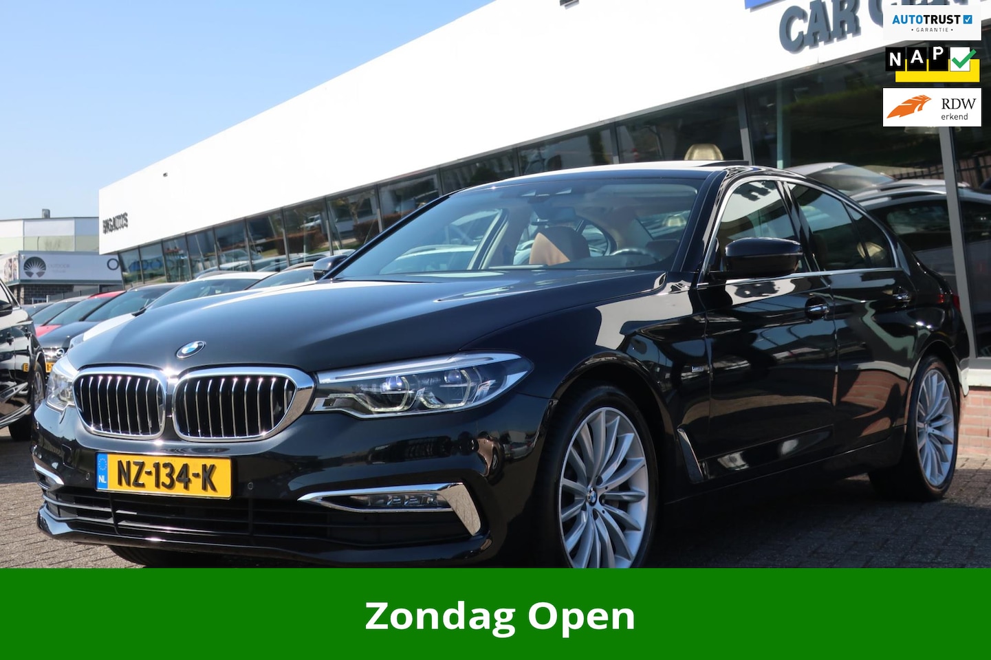 BMW 5-serie - 530i High Executive 2e EIGENAAR_LED_COMFORTSIT_PANO_19-INCH. - AutoWereld.nl