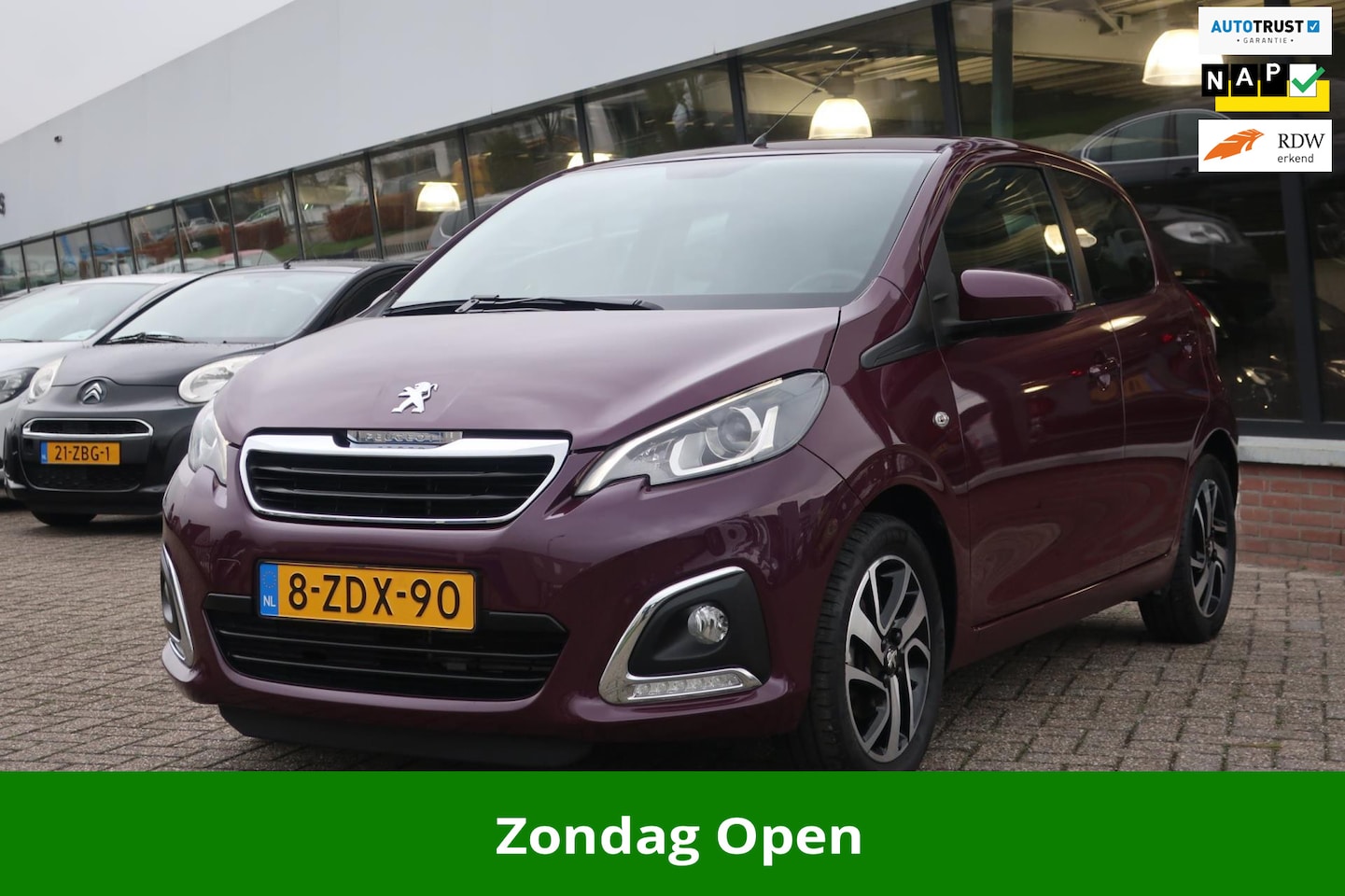 Peugeot 108 - 1.2 VTi Allure 1e EIG_LED_CLIMA_CRUIS_LMV_NAP. - AutoWereld.nl
