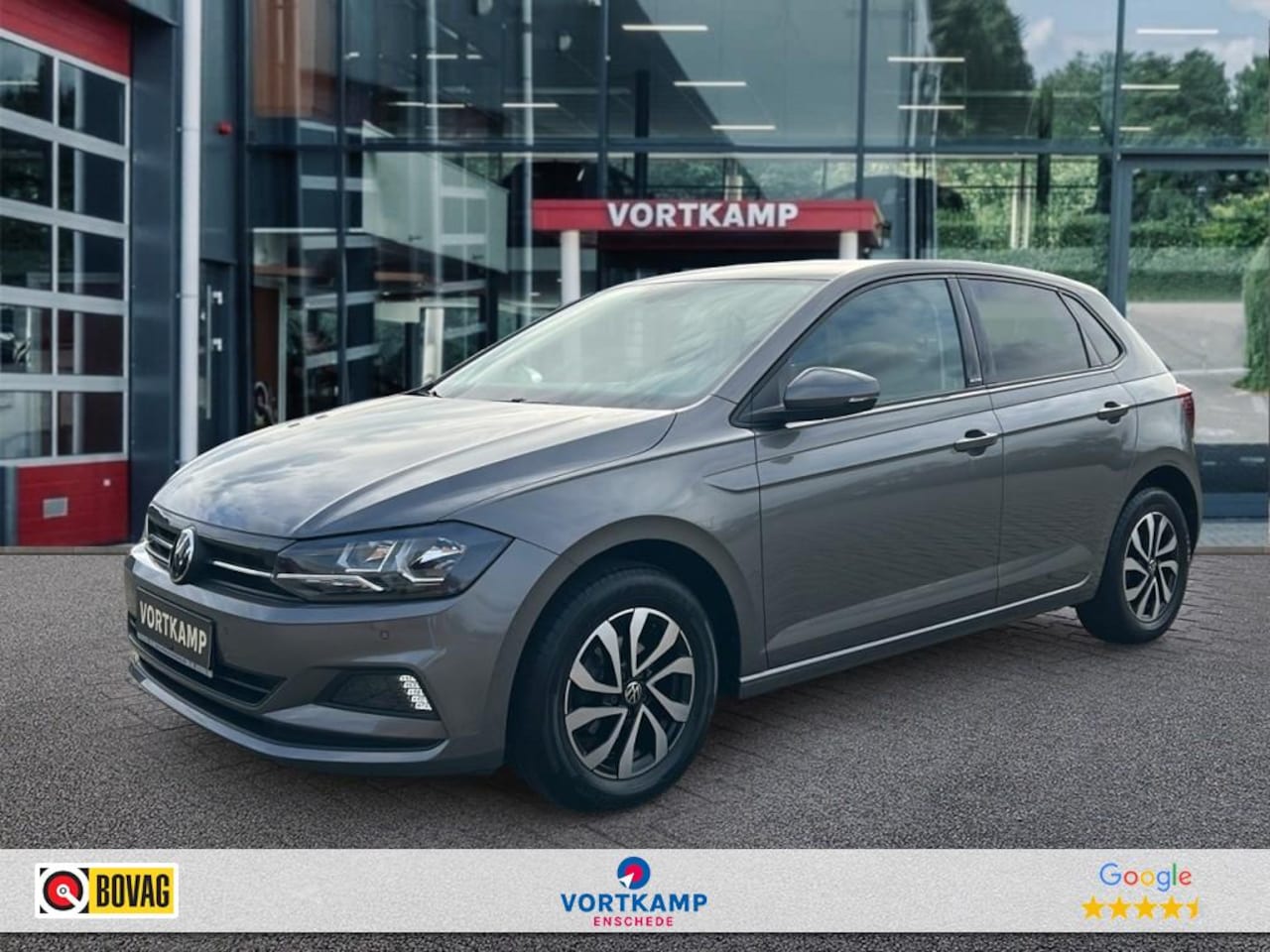 Volkswagen Polo - 1.0 TSI DSG COMFORTLINE DIG-DASH/ACC/PDC/CLIMA/STOELVERW/NAVI/CARPLAY - AutoWereld.nl