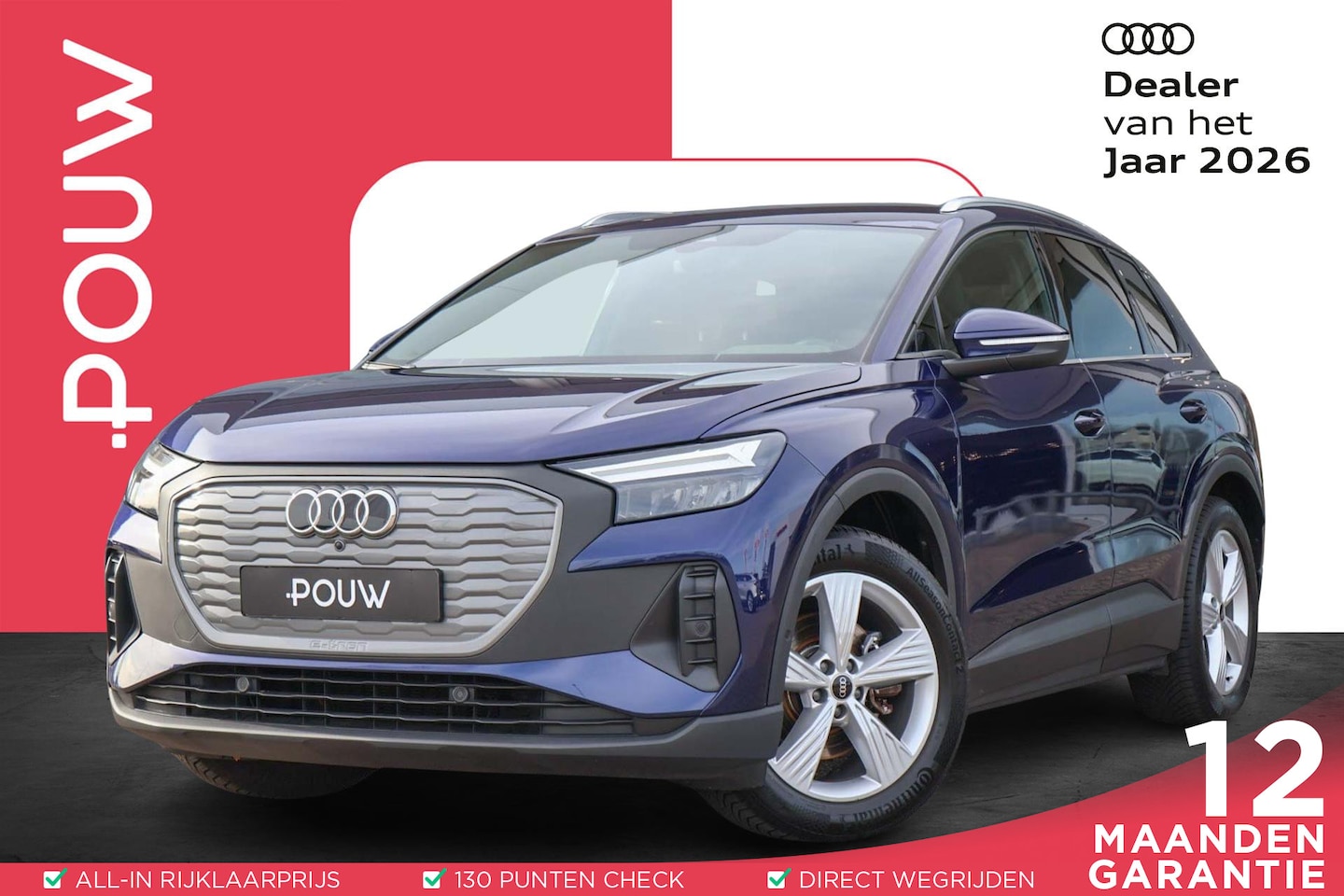 Audi Q4 e-tron - 35 170pk Edition 55 kWh | SoH 90% | Navigatie | Camera | PDC | Adaptive Cruise | Stoelverw - AutoWereld.nl