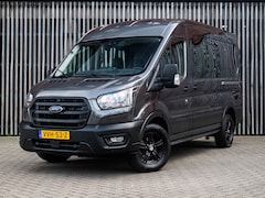 Ford Transit - 350 2.0 TDCi 170pk L2H2 4X4 5-Pers. |Leder|Camera|DAB+|ClimateControl|Stoelverwarming|Crui