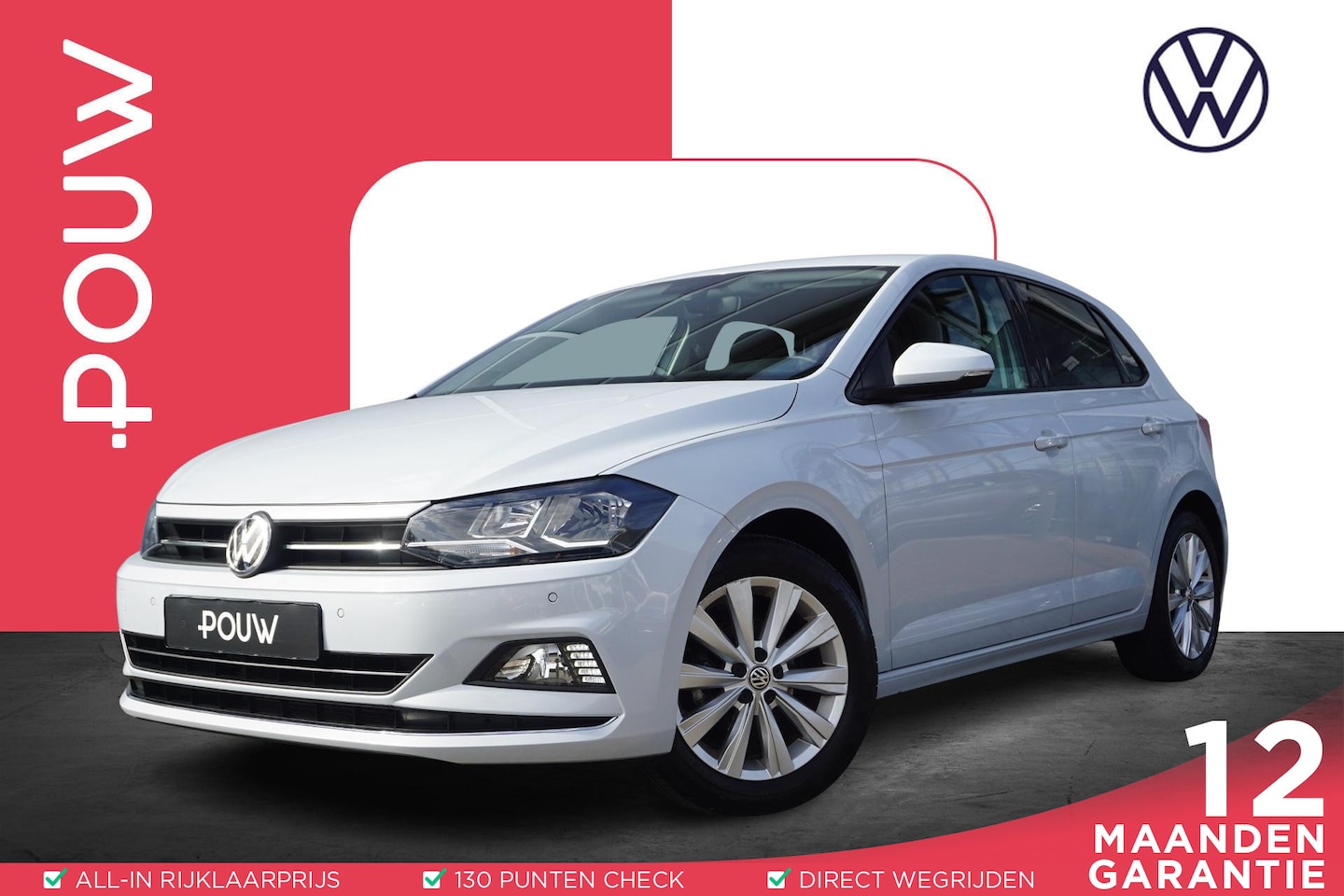 Volkswagen Polo - 1.0 TSI 95pk Highline | Parkeersensoren V+A | Apple Carplay & Android Auto | Adaptive Crui - AutoWereld.nl