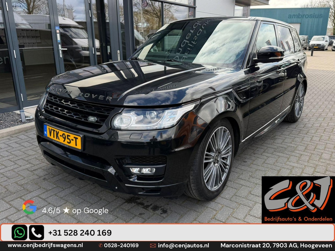 Land Rover Range Rover Sport - 3.0 SdV6 Dynamic motor en voorschade, grijs kenteken, veel opties, BTW - AutoWereld.nl