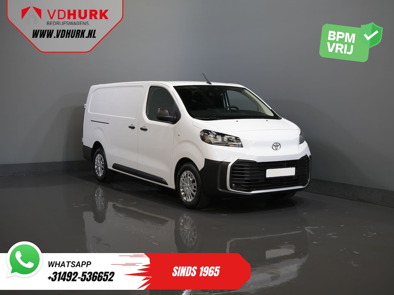 Toyota ProAce Worker - 2.0 145 pk L3 2.5t Trekverm./ Cruise/ PDC/ DAB/ Airco - AutoWereld.nl