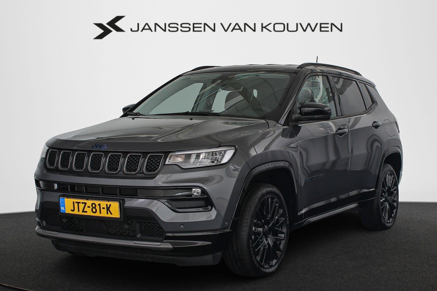 Jeep Compass - 4xe 240 Plug-in Hybrid Electric S Leder Stuur-Stoelverwarming Apple Carplay - AutoWereld.nl