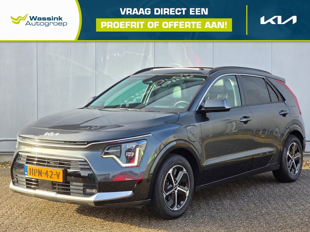 Kia Niro - 1.6 Plug-in Hybrid 171pk DynamicPlusLine Automaat | Schuifdak | Navigatie - AutoWereld.nl
