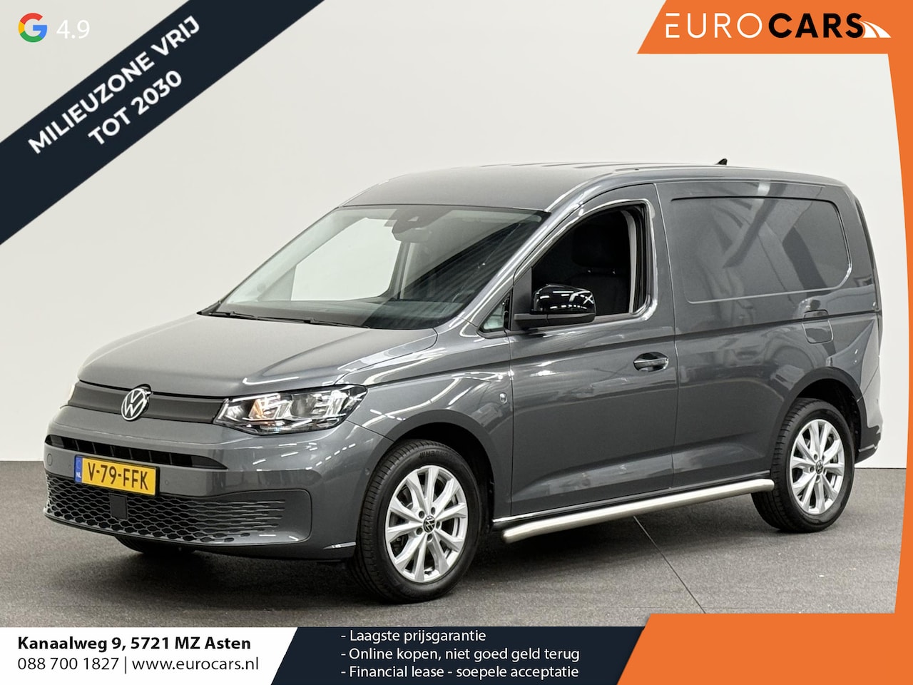 Volkswagen Caddy Cargo - 2.0 TDI Style Automaat Airco| Bluetooth| Cruise Control| App-Connect| - AutoWereld.nl
