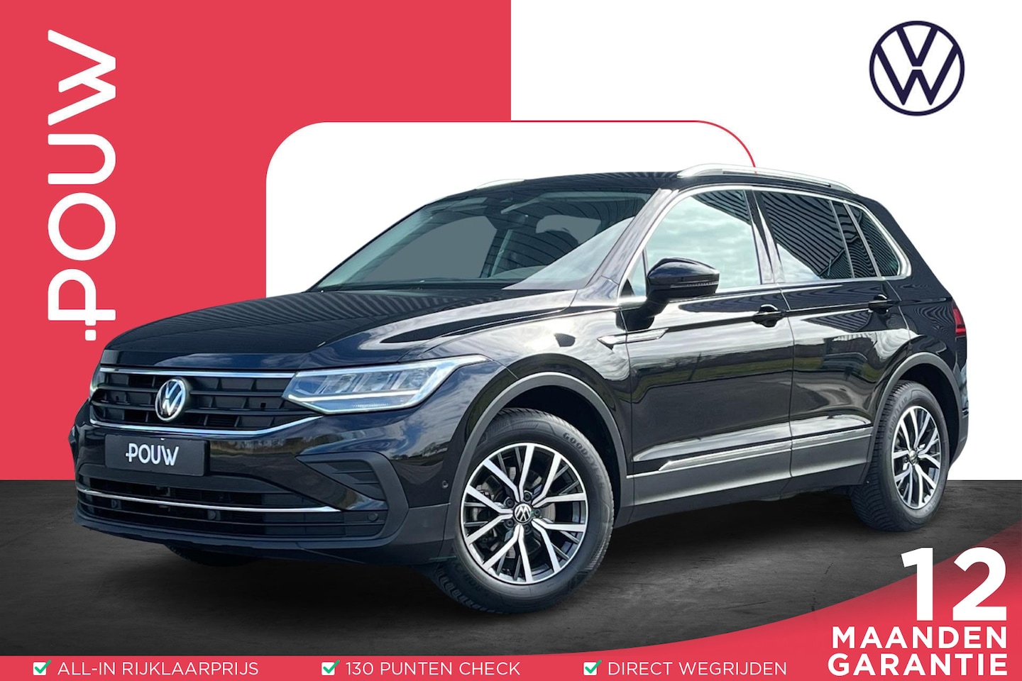 Volkswagen Tiguan - 1.5 TSI 130pk Life Business | Ergo Stoel | Navigatie | Camera - AutoWereld.nl