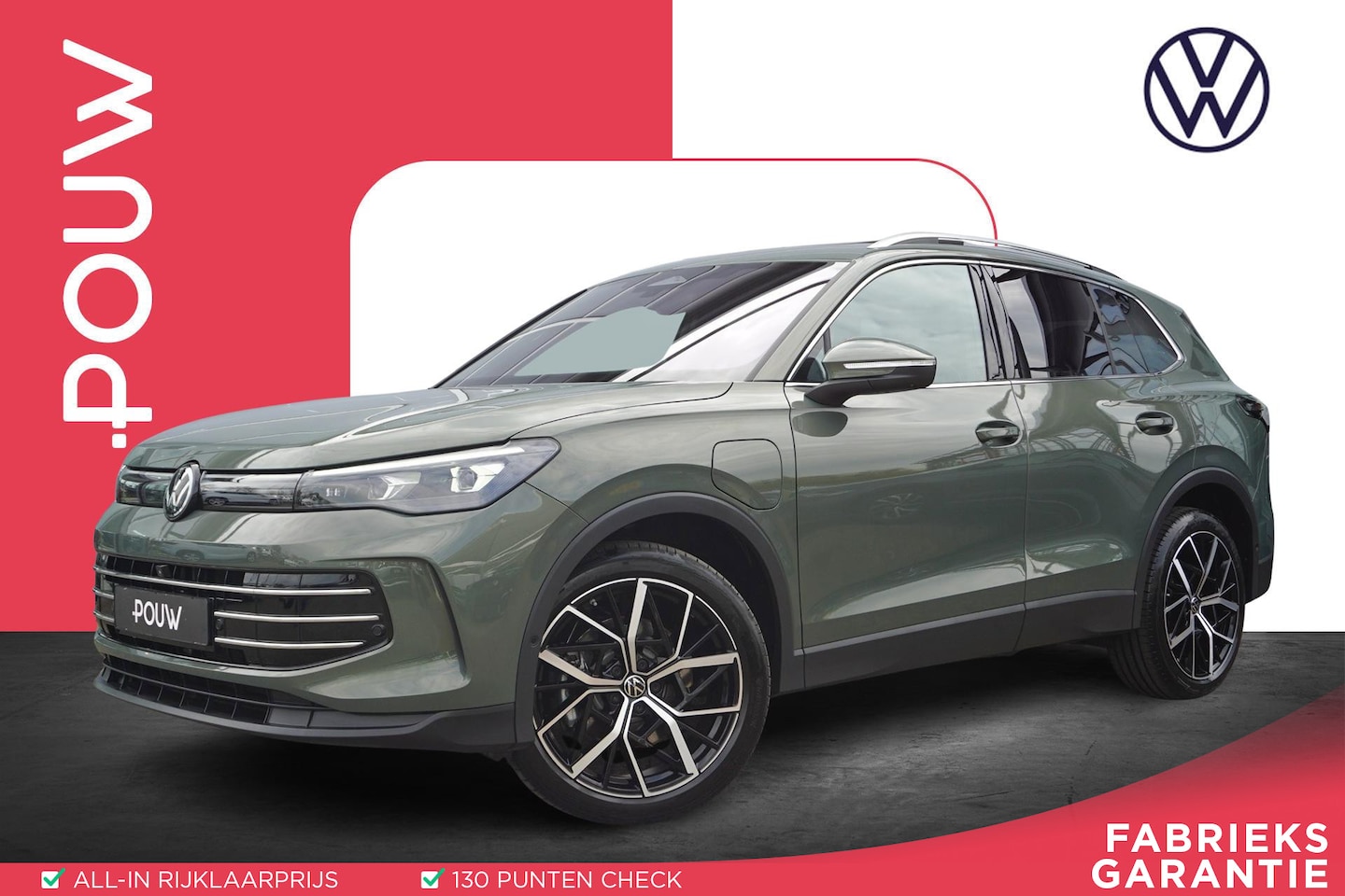 Volkswagen Tiguan - 1.5 eHybrid 204pk Elegance | SoH 100 % | Panoramadak | Trekhaak | 360 Camera - AutoWereld.nl