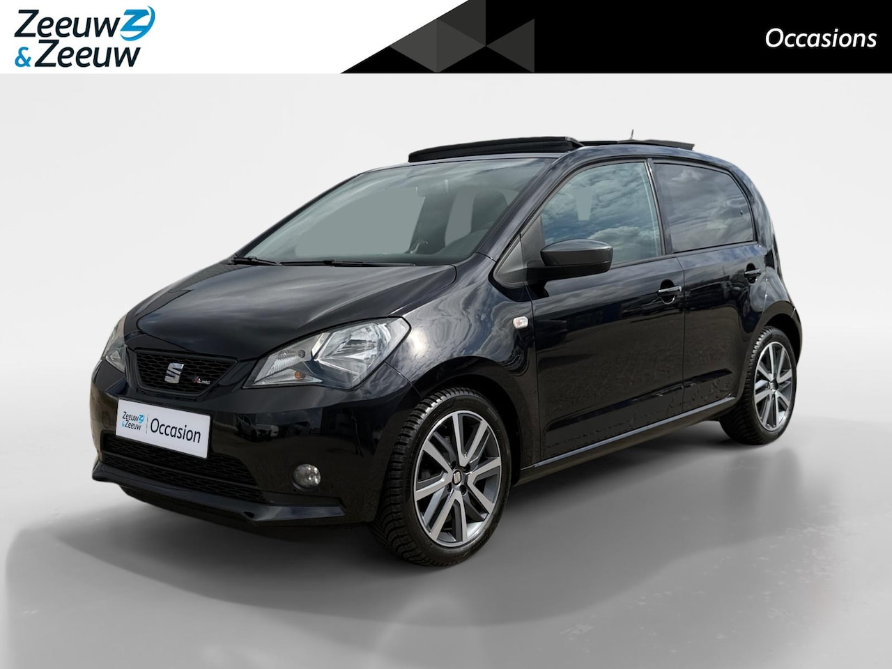 SEAT Mii - 1.0 FR Connect | Panorama dak | Cruise control | Stoelverwarming | 16" lichtmetalen velgen - AutoWereld.nl