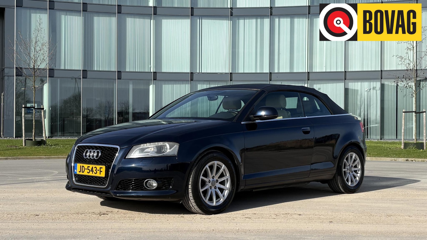 Audi A3 Cabriolet - 1.8 TFSI Attraction 1.8 TFSI Attraction 160 pk, beige leer - AutoWereld.nl